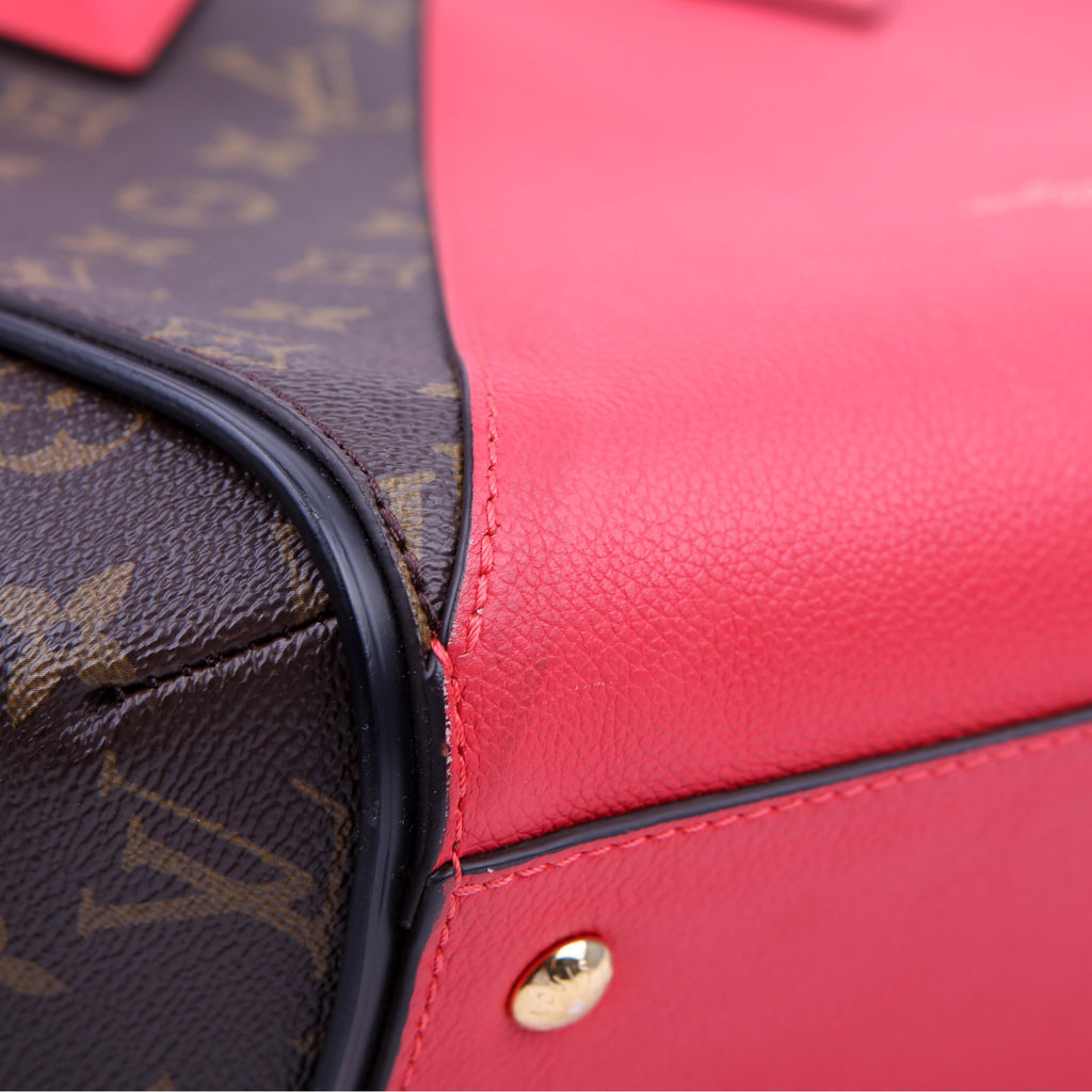 Kimono MM Monogram/Leather Red