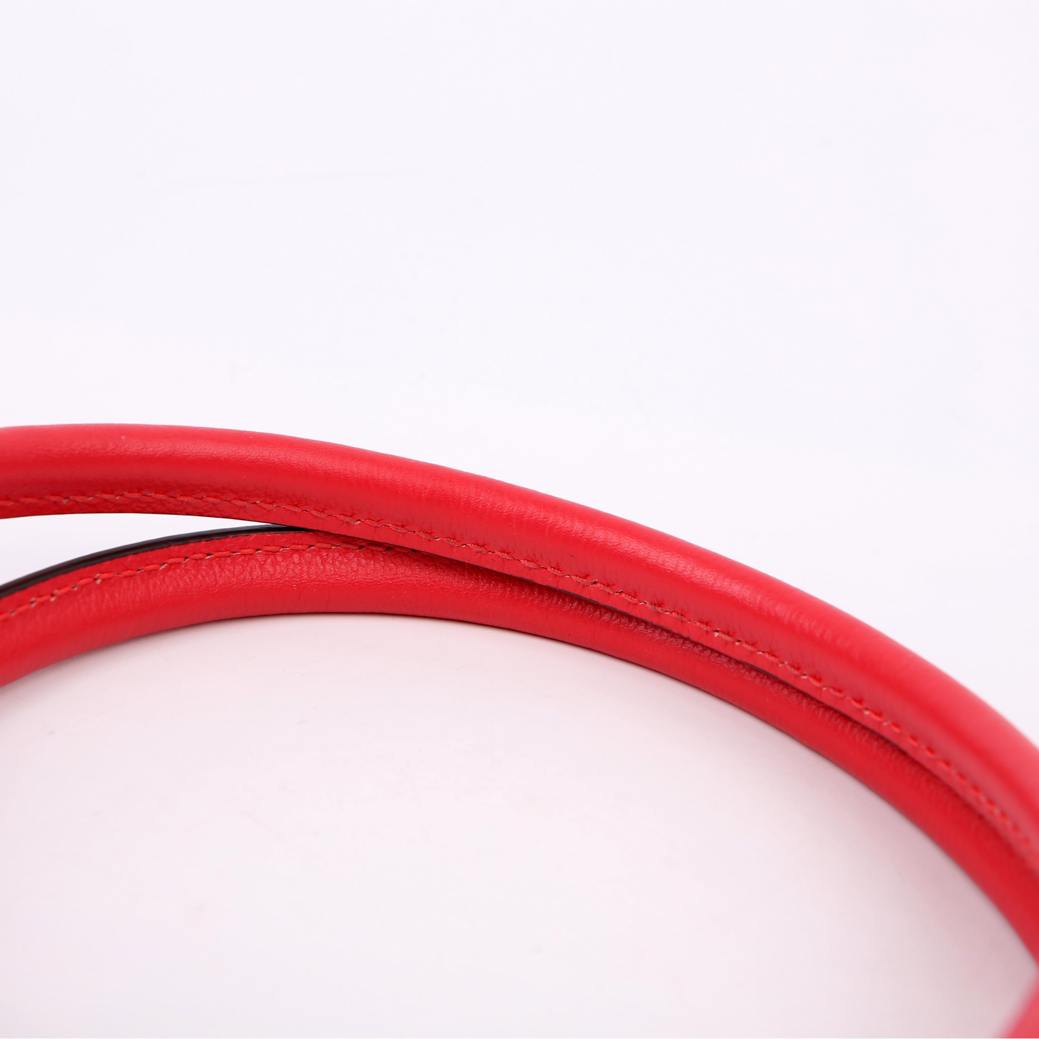 Kimono MM Monogram/Leather Red