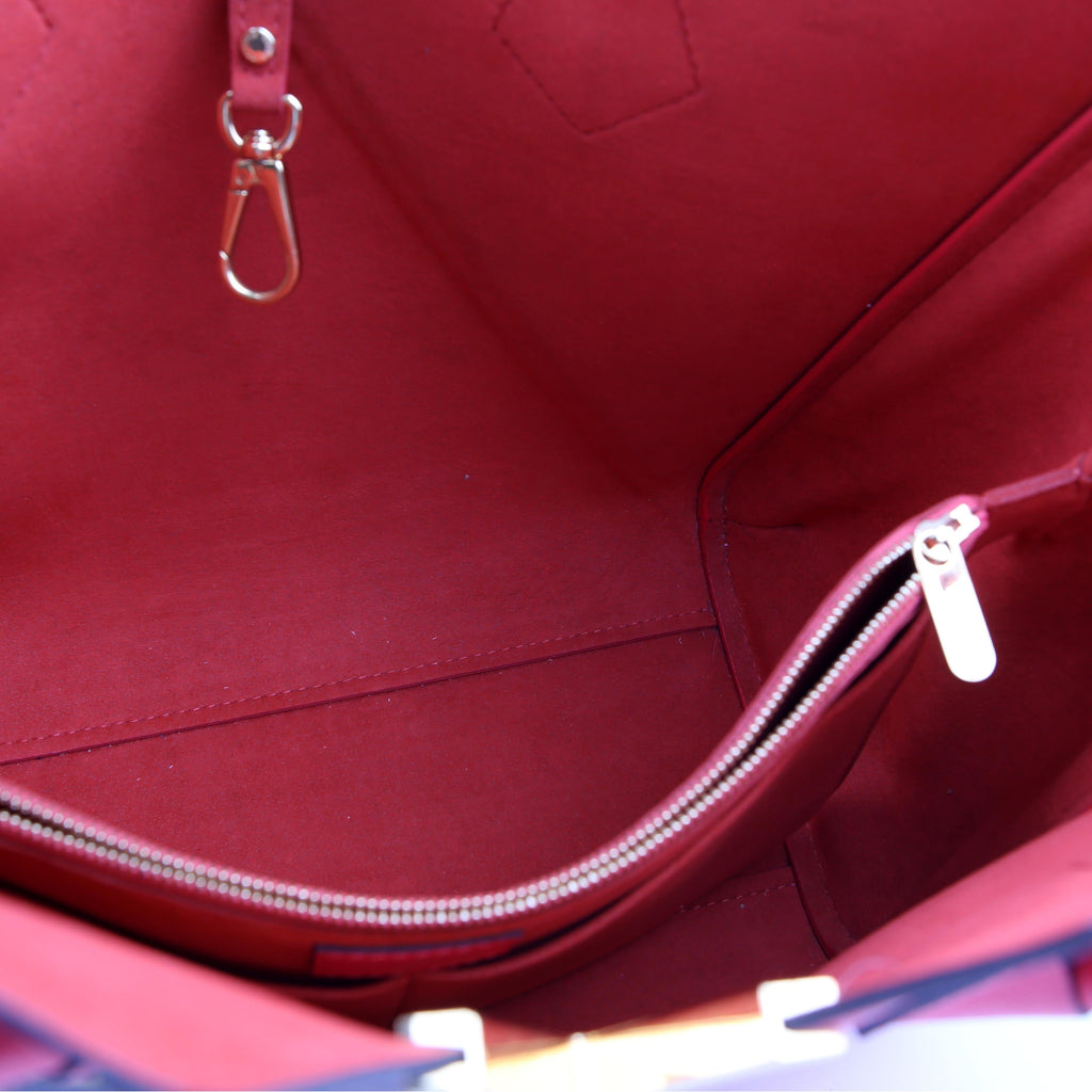 Kimono MM Monogram/Leather Red