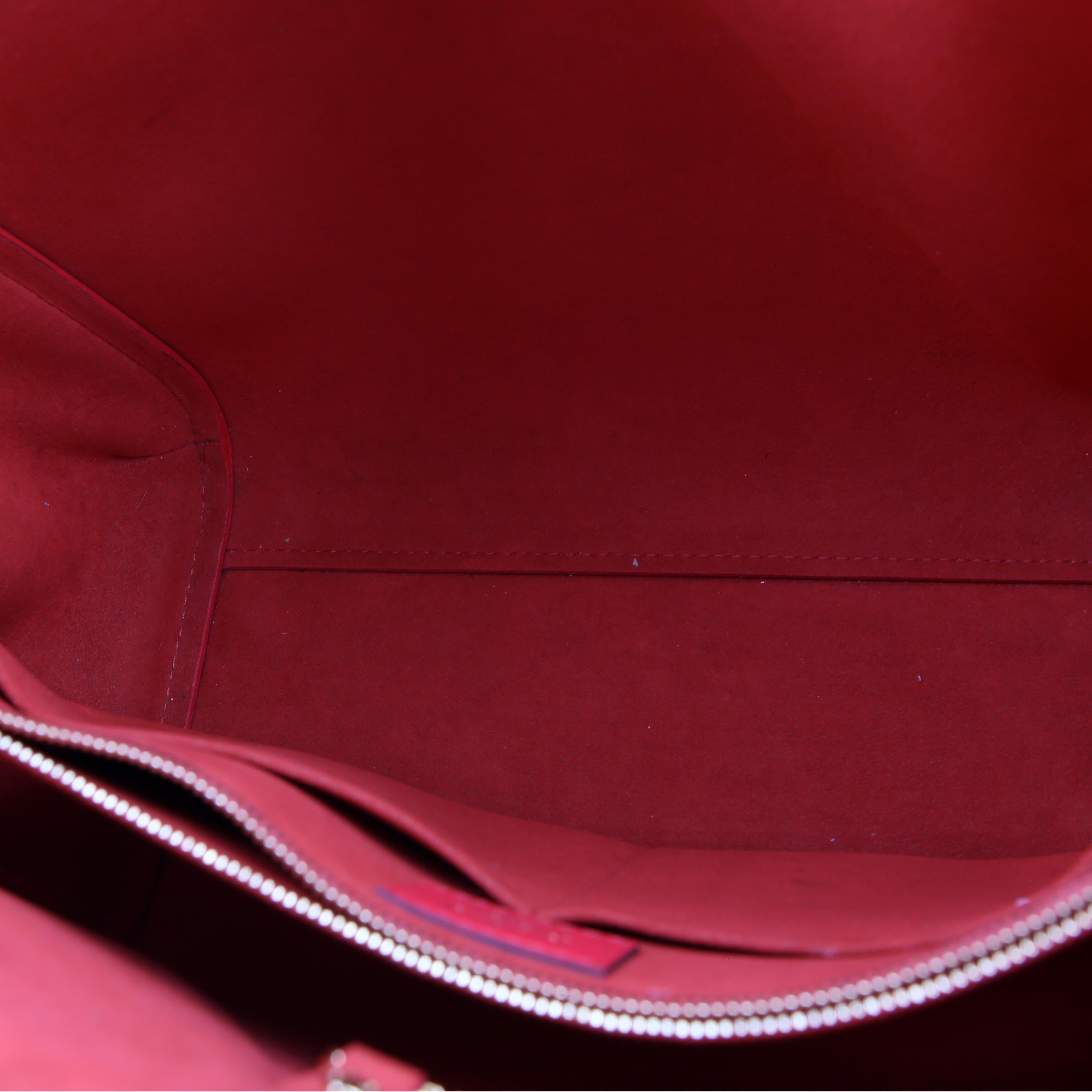 Kimono MM Monogram/Leather Red