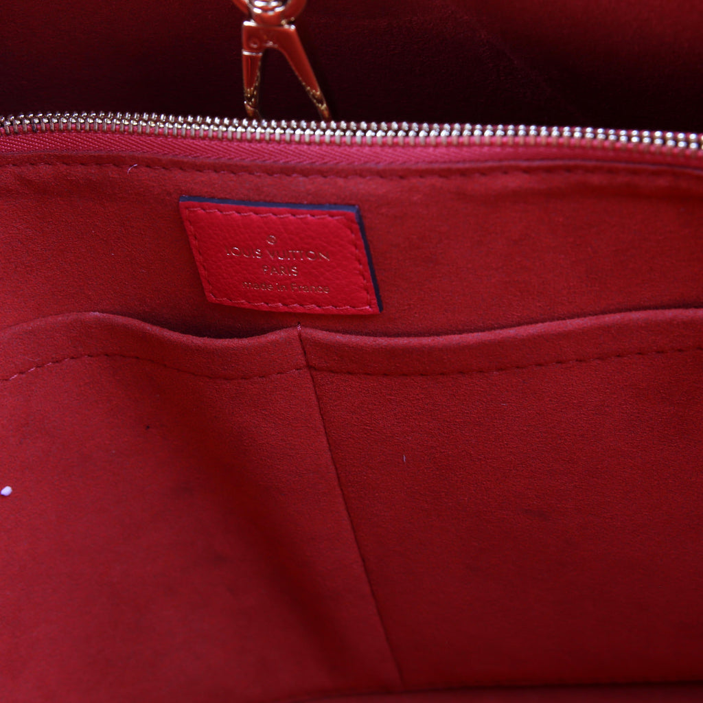 Kimono MM Monogram/Leather Red
