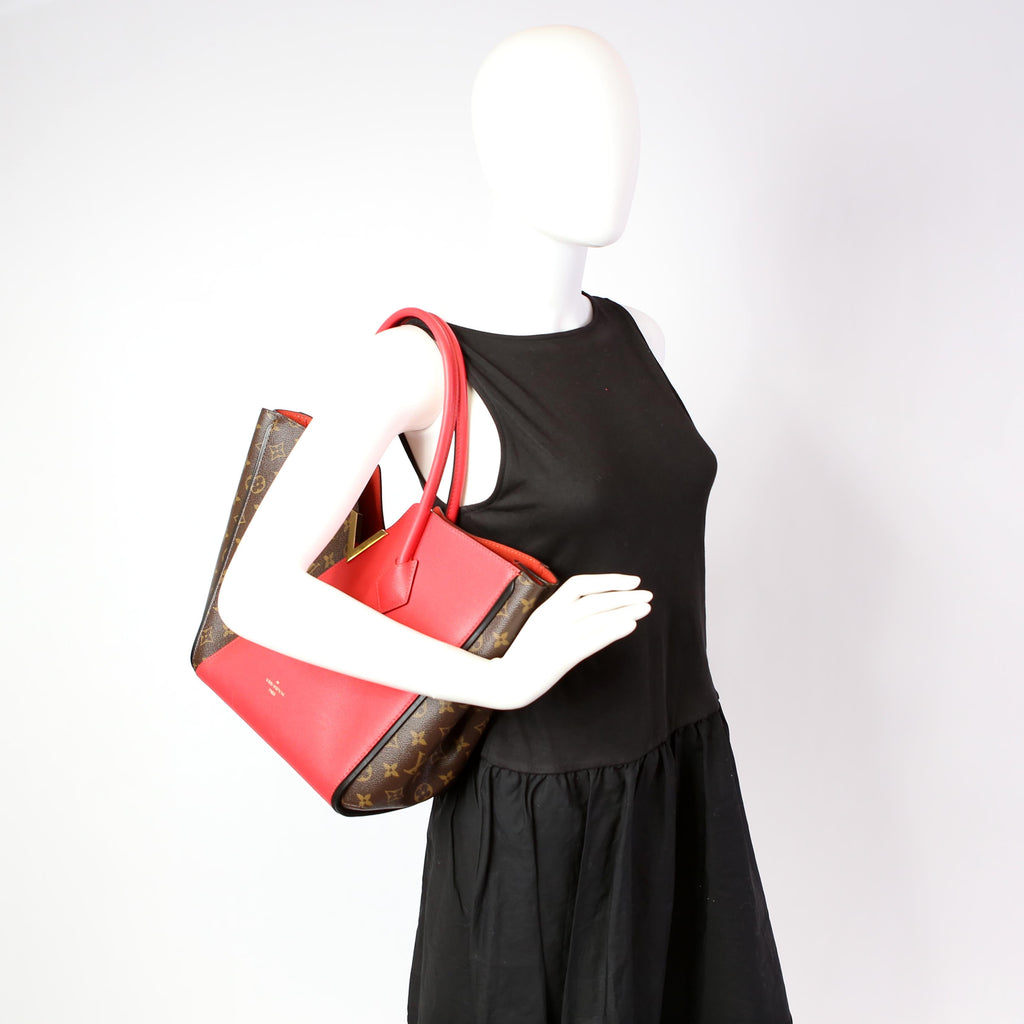 Kimono MM Monogram/Leather Red