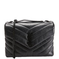SAINT LAURENT LouLou Satchel Small 494699 Black