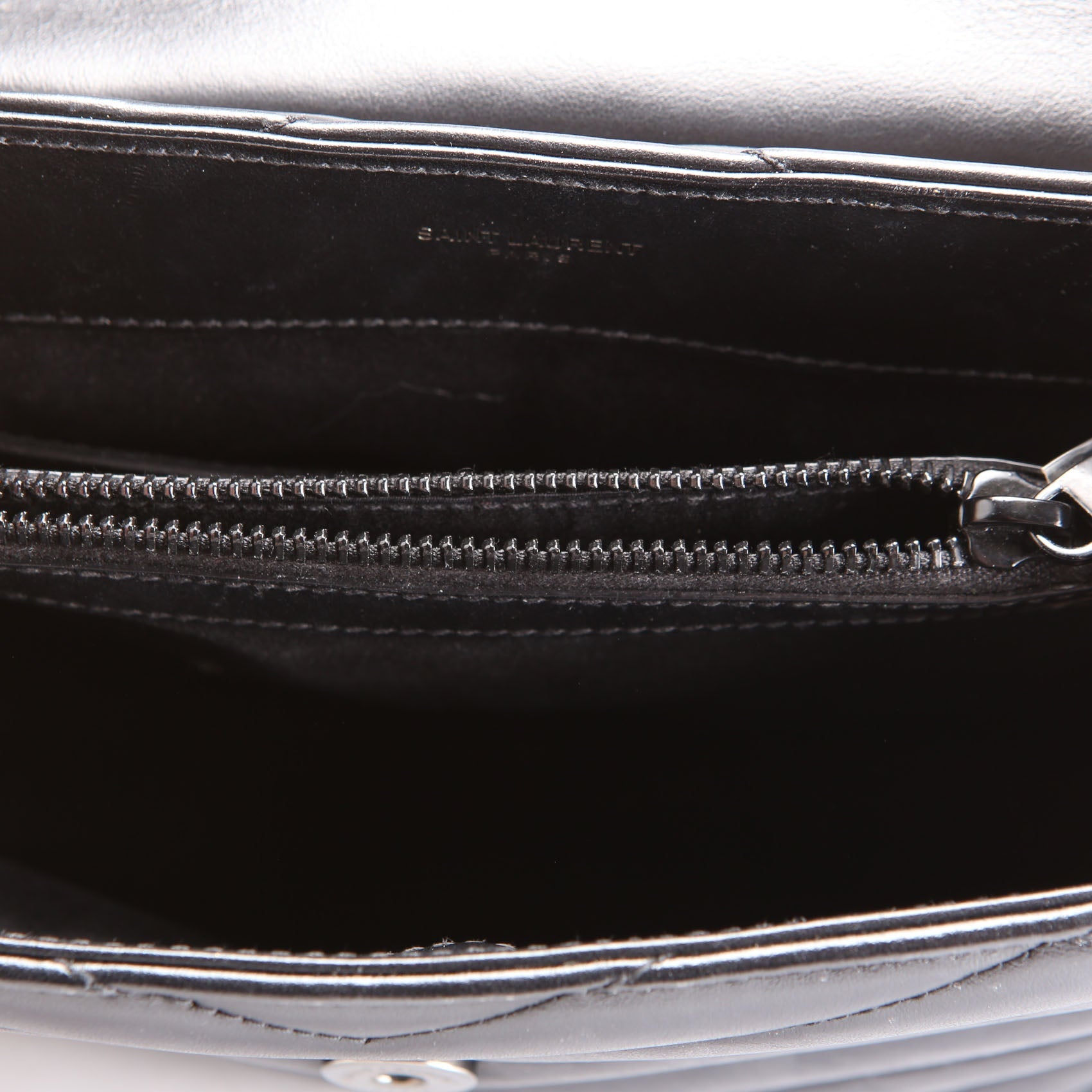 SAINT LAURENT LouLou Satchel Small 494699 Black