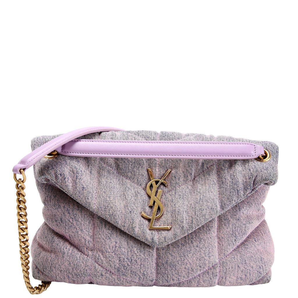 Puffer Quilted Small Denim 577476 Pink