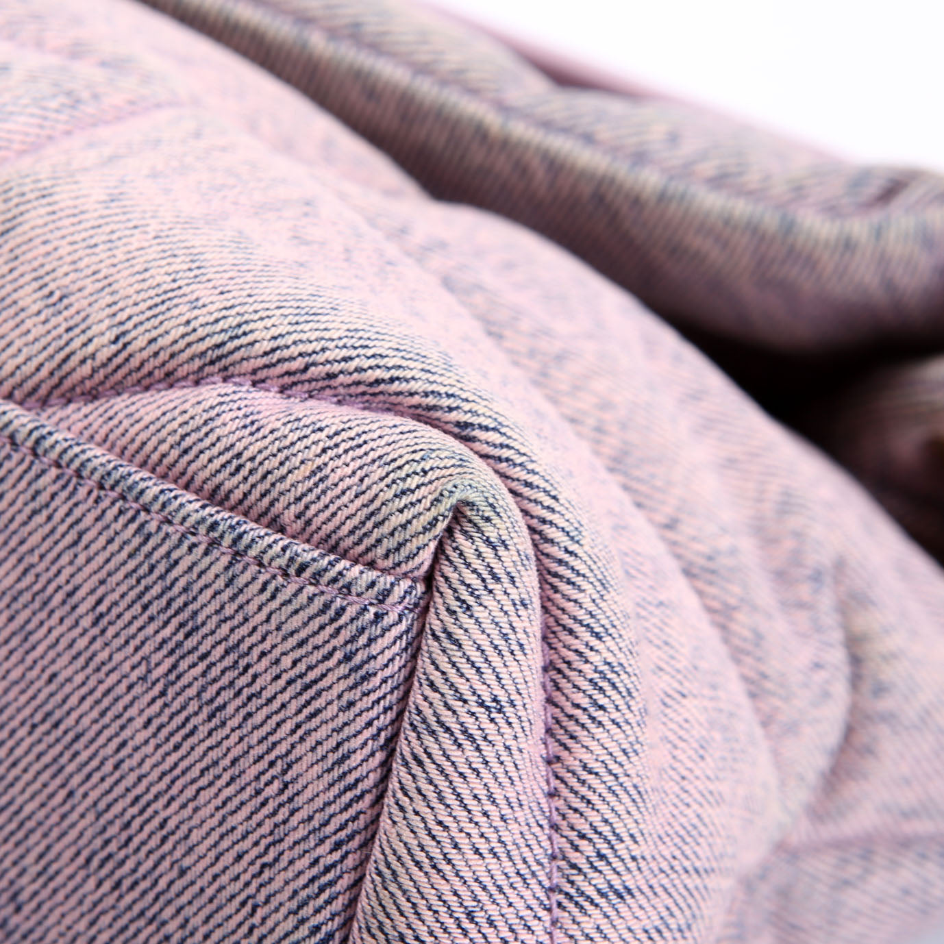 Puffer Quilted Small Denim 577476 Pink