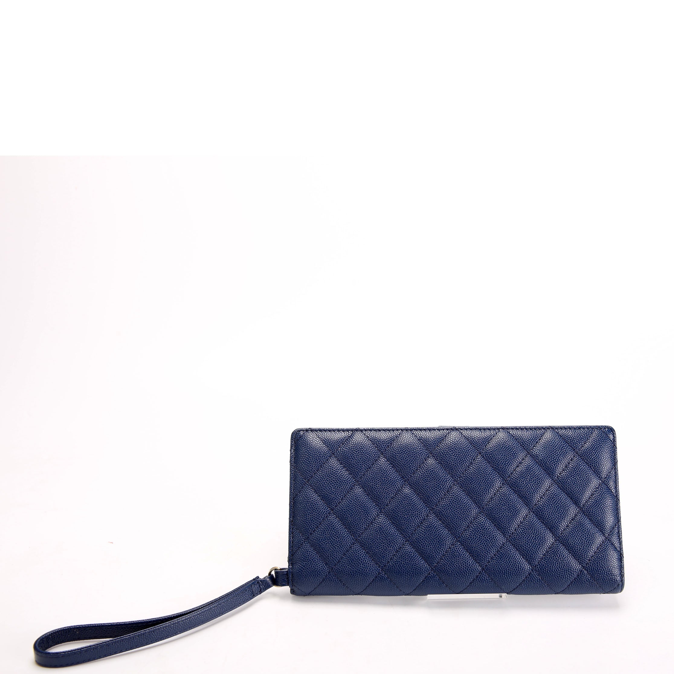 CC Wristlet Wallet Long Caviar 27M Blue