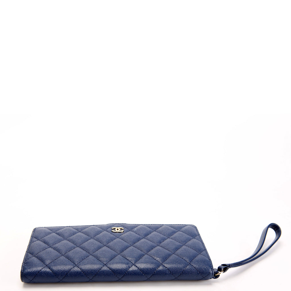 CC Wristlet Wallet Long Caviar 27M Blue
