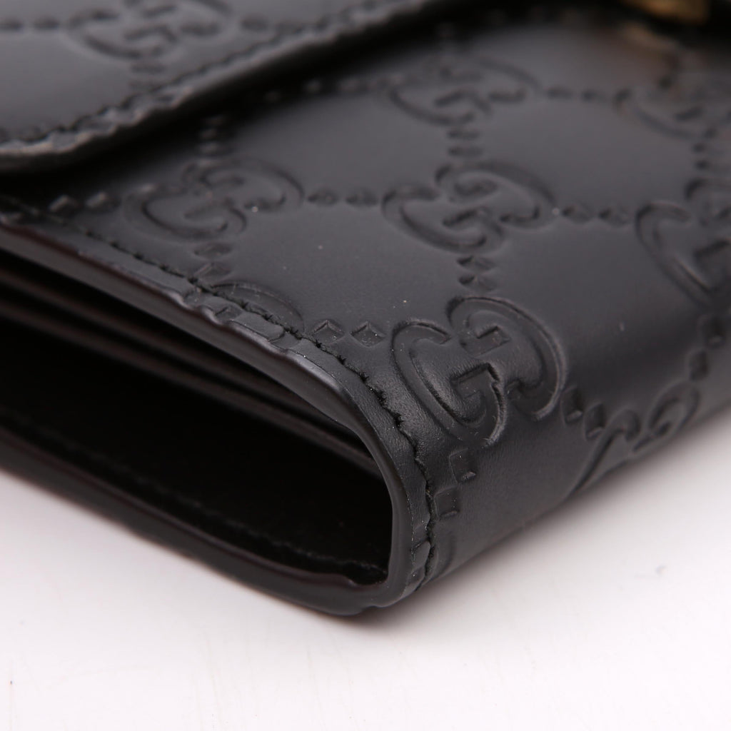 Gucci 369663 Icon Guccissima Wallet Black