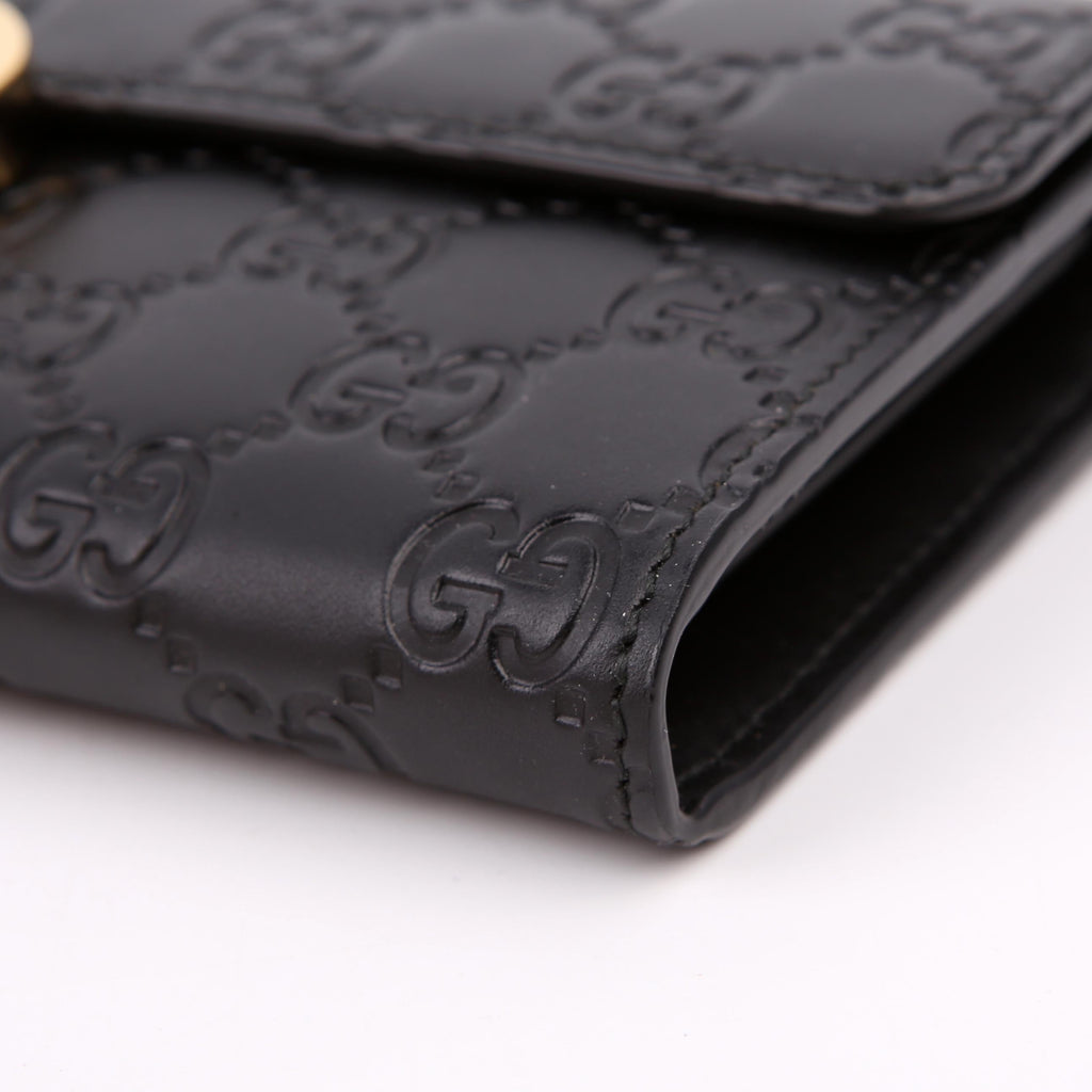 Gucci 369663 Icon Guccissima Wallet Black