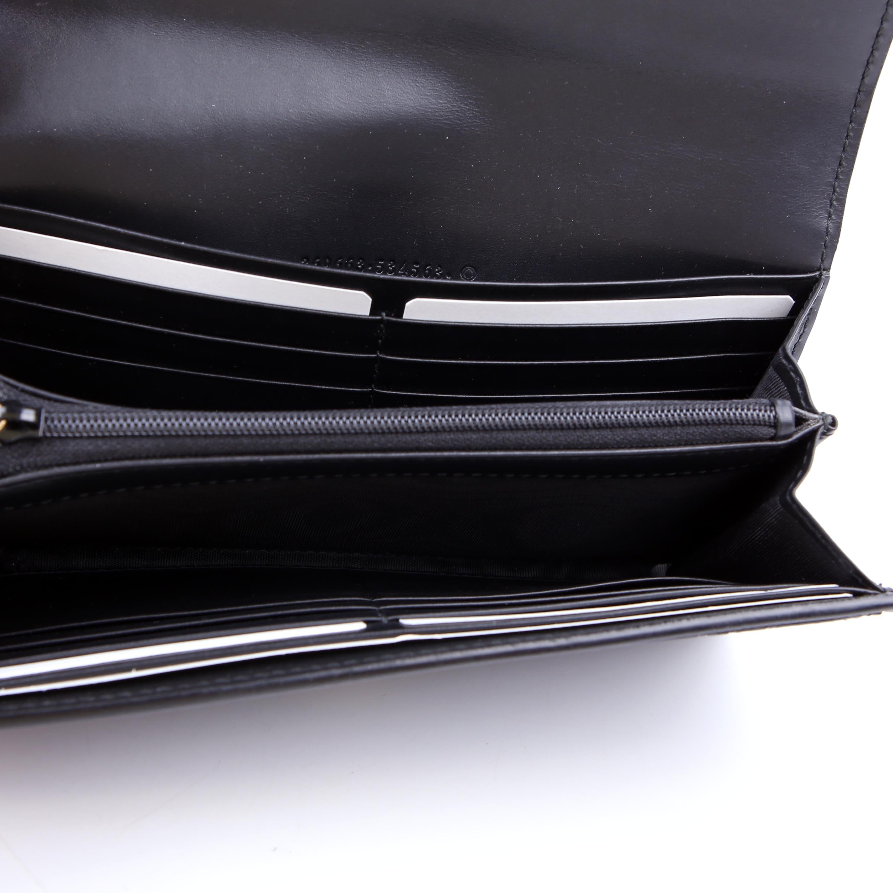 Gucci 369663 Icon Guccissima Wallet Black