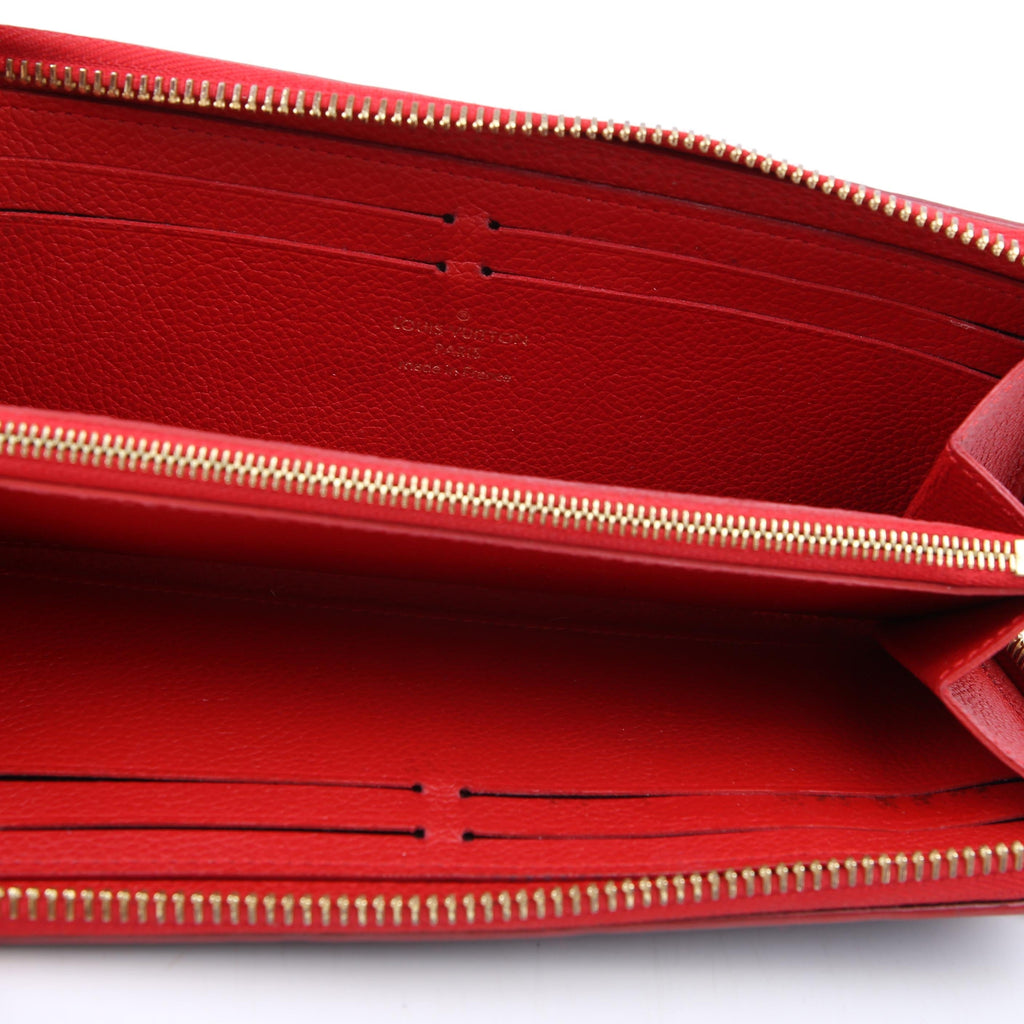 Clemence Wallet Flower Empreinte Navy/Red