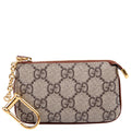 447964 GG Supreme Key Case Brown