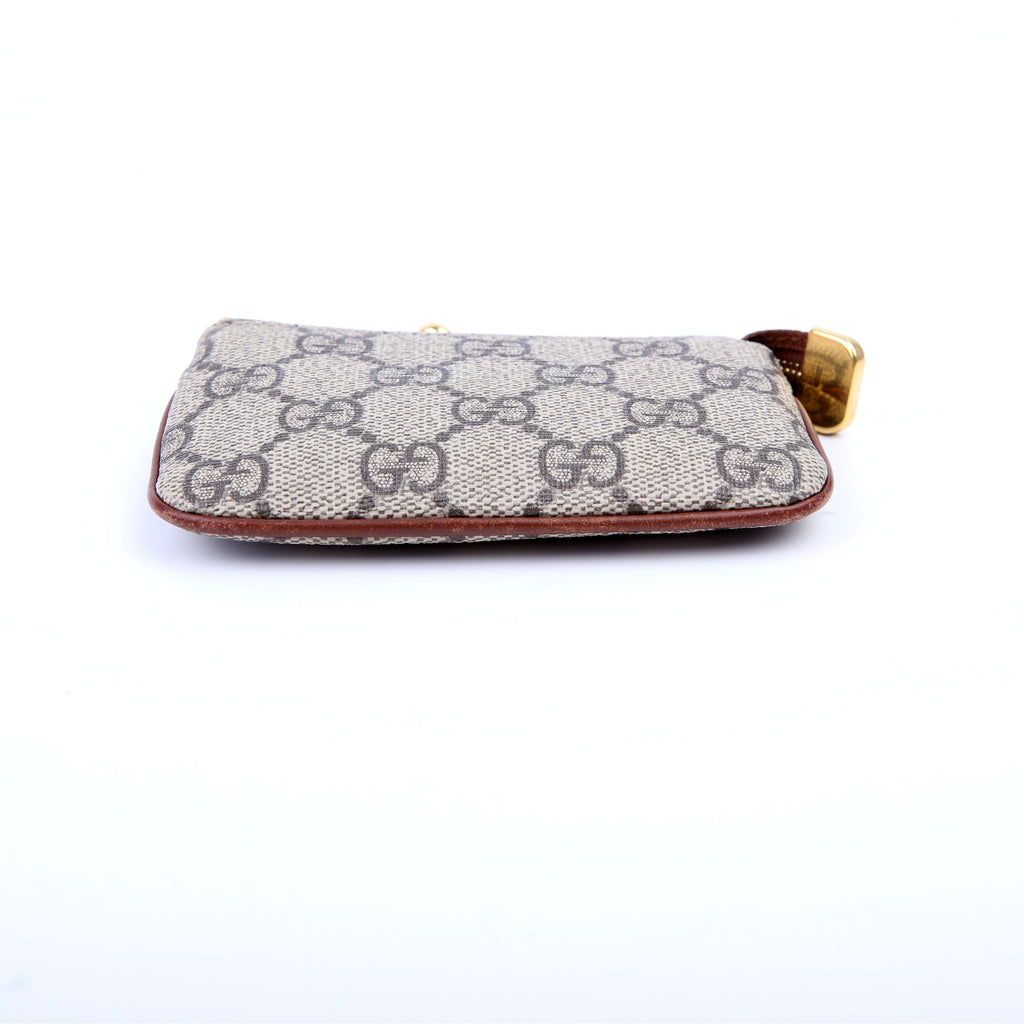 447964 GG Supreme Key Case Brown