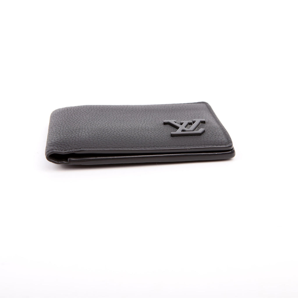 Multiple Wallet LV Aerogram Black