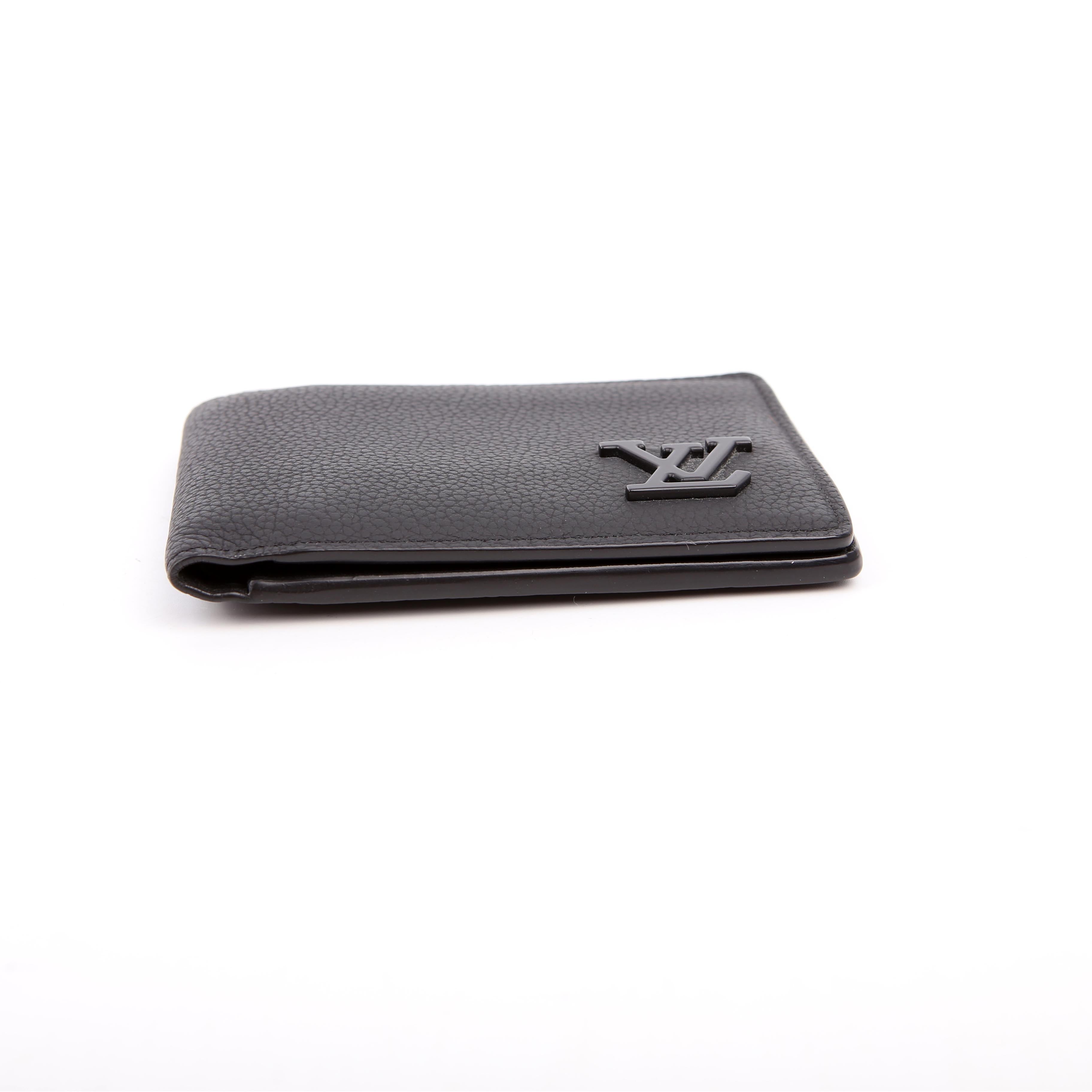 Multiple Wallet LV Aerogram Black