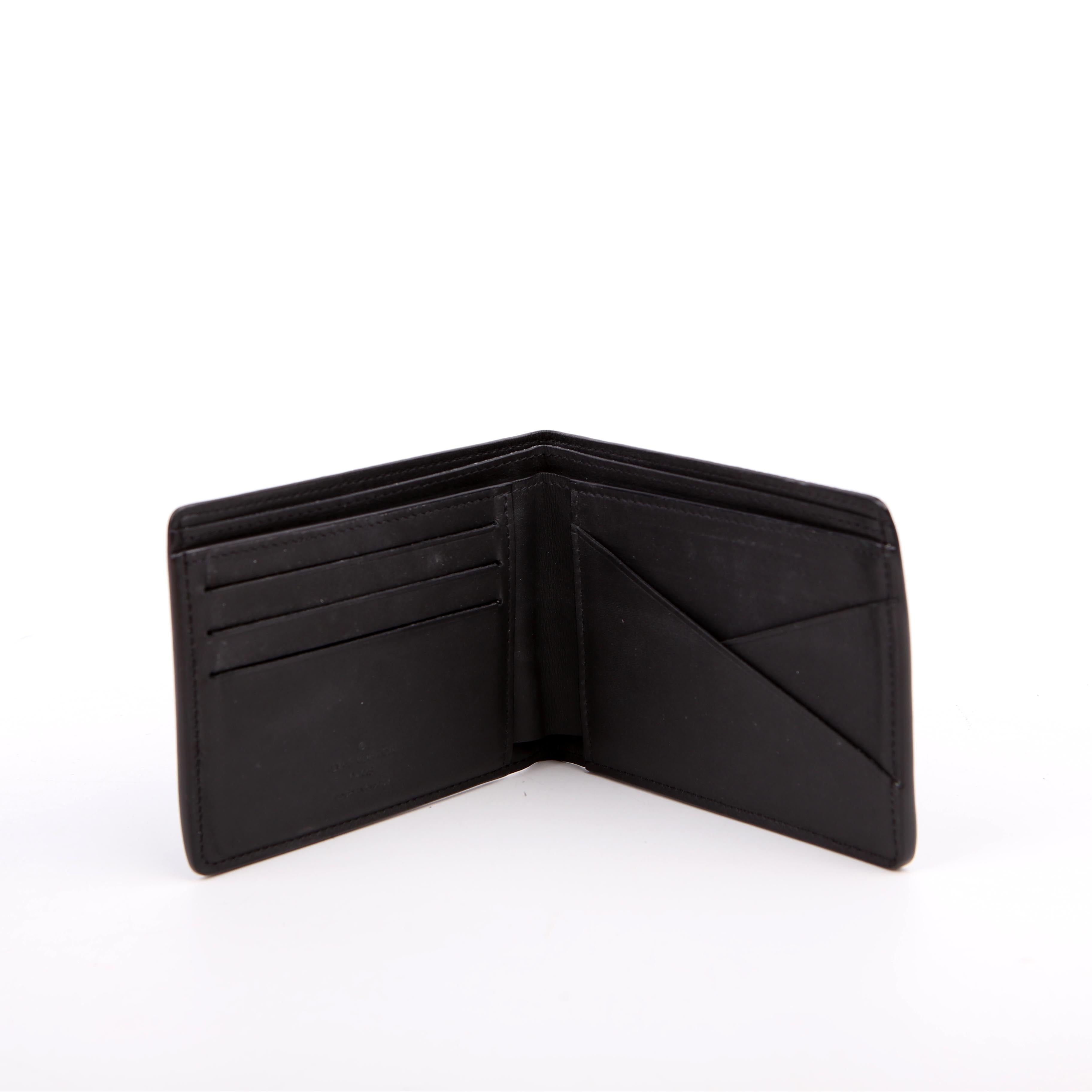 Multiple Wallet LV Aerogram Black