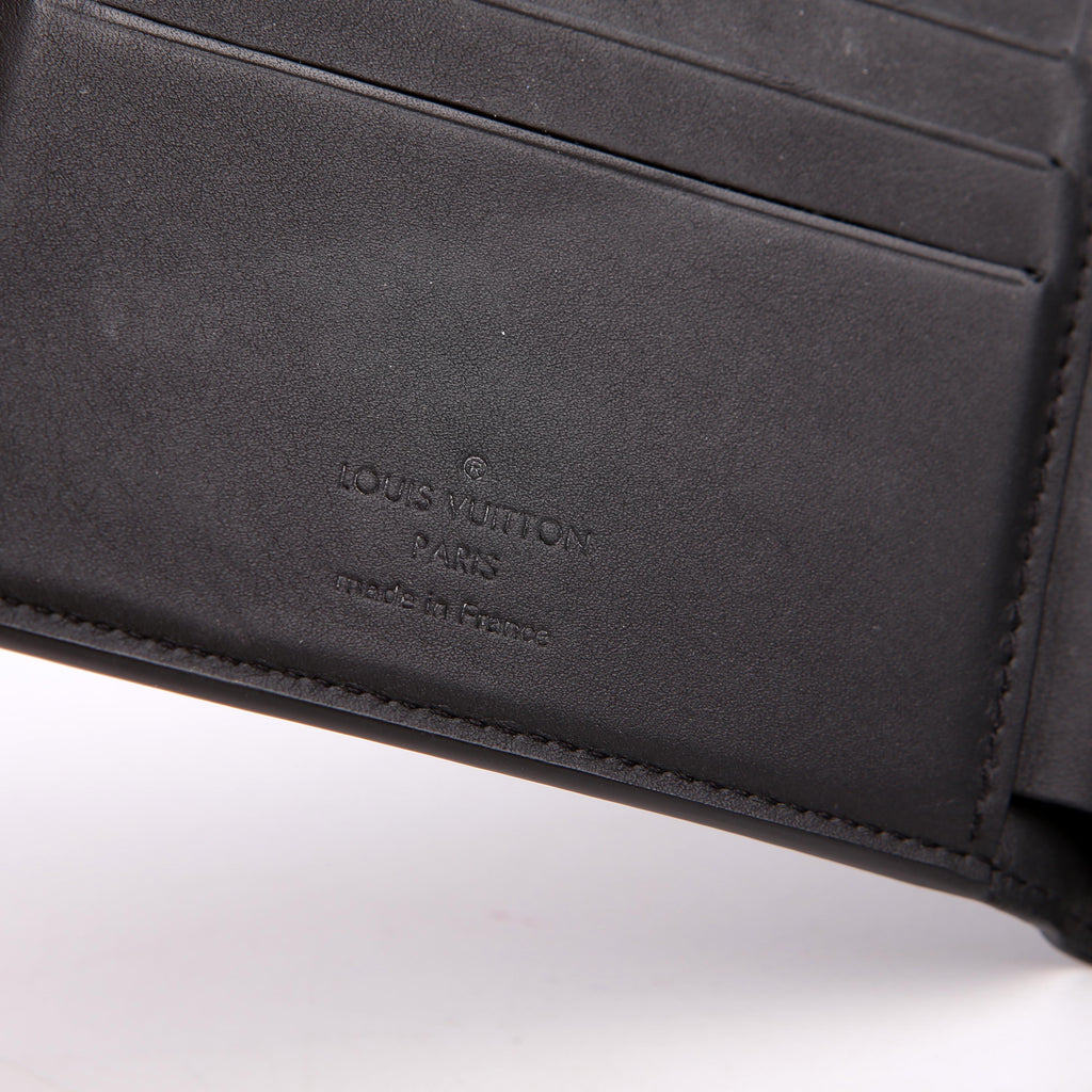 Multiple Wallet LV Aerogram Black