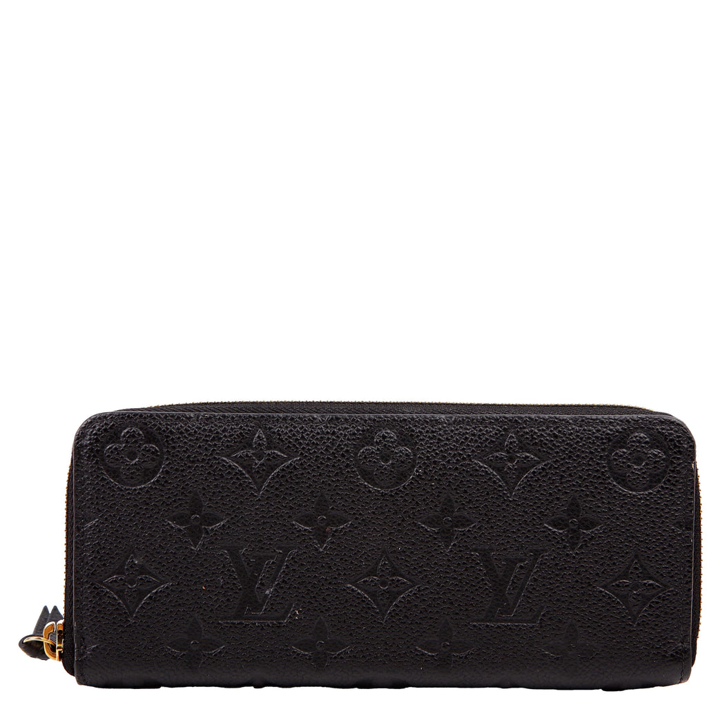 Clemence Wallet Empreinte Black