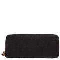 Clemence Wallet Empreinte Black