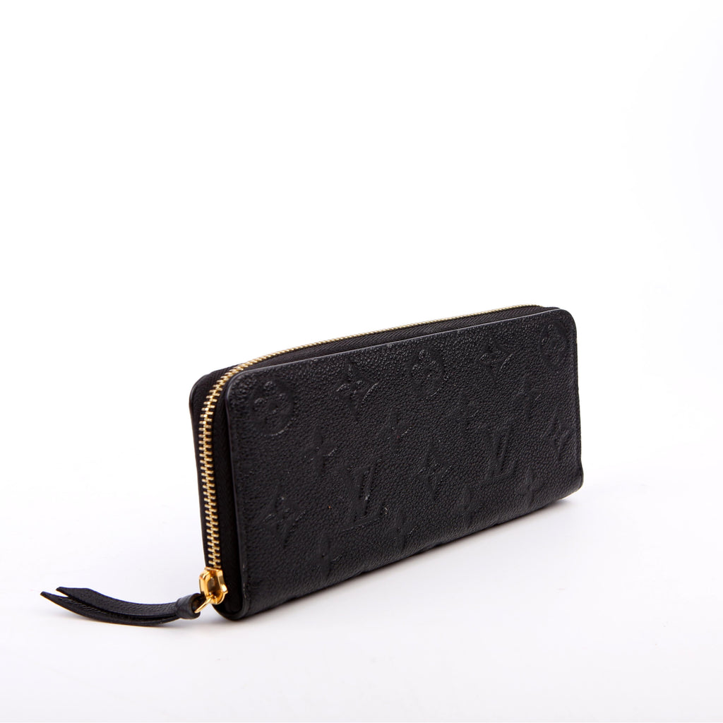 Clemence Wallet Empreinte Black