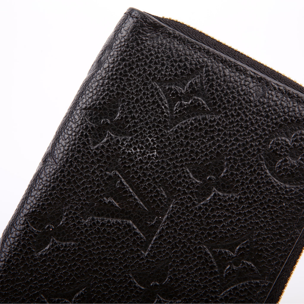 Clemence Wallet Empreinte Black