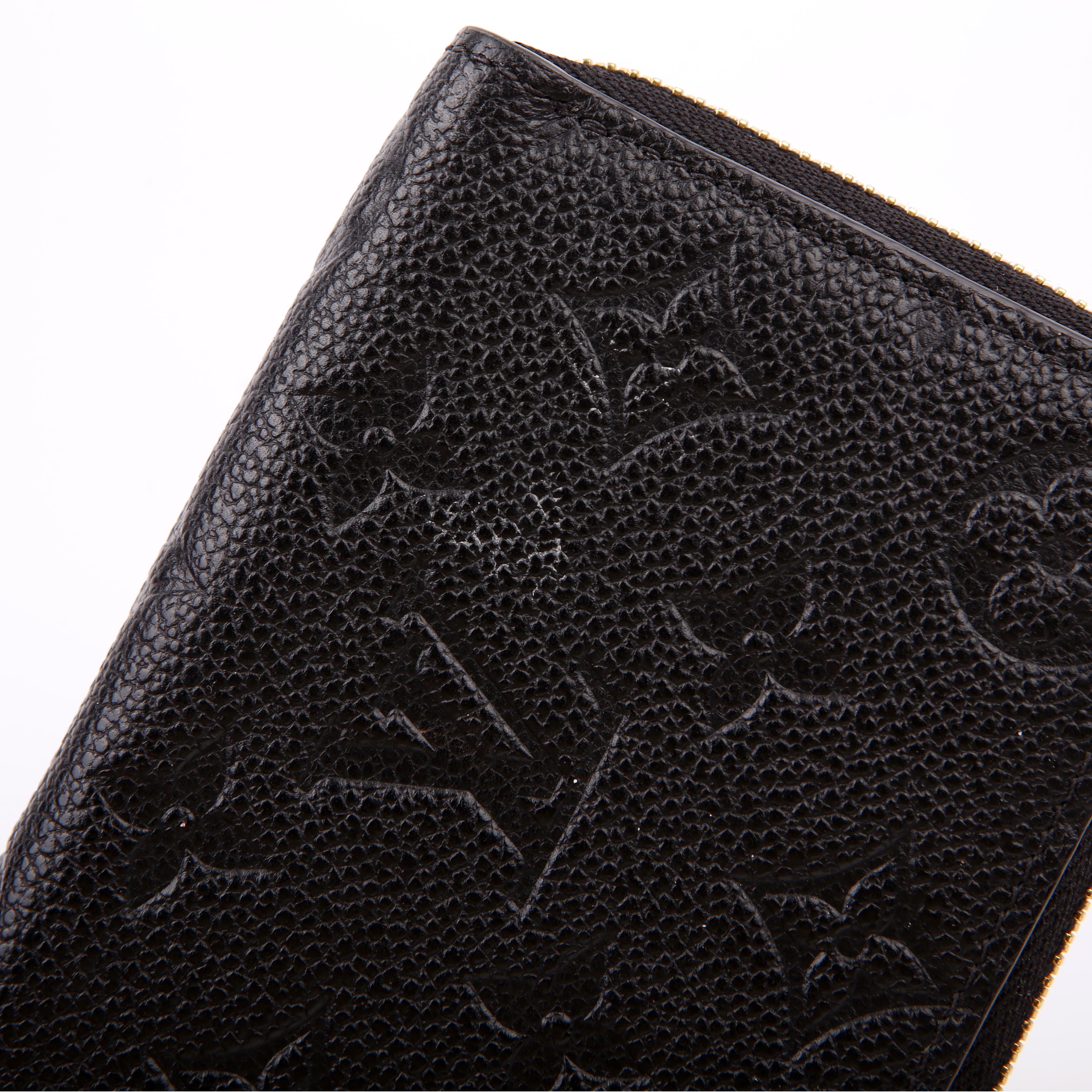 Clemence Wallet Empreinte Black