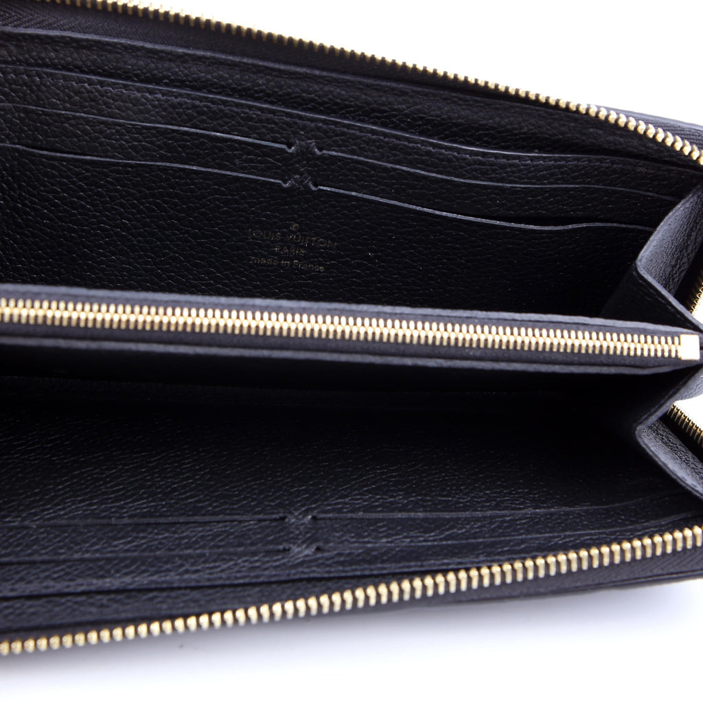 Clemence Wallet Empreinte Black