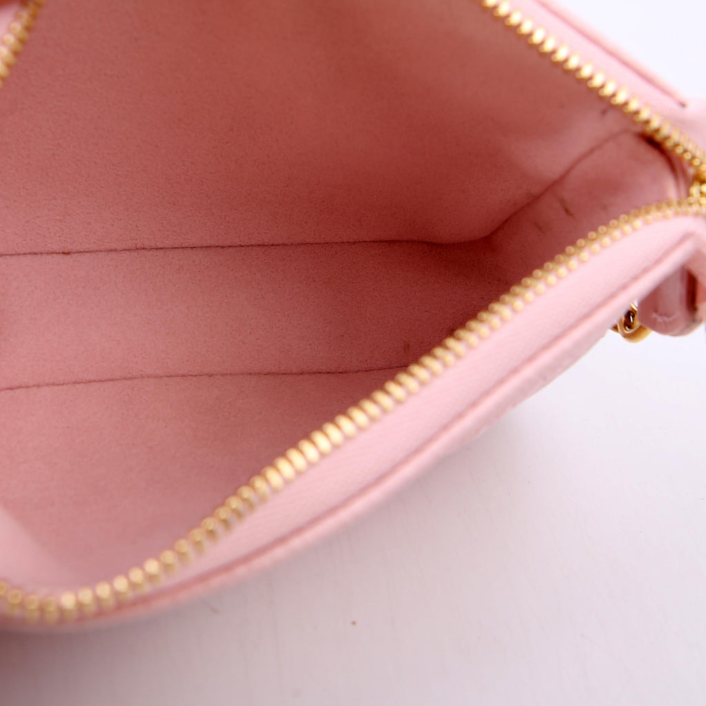 Pochette Accessoires Mini Broderies Empreinte Pink