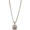 Petite Albion Pendant 925/Prasiolite/Diamonds Necklace Silver