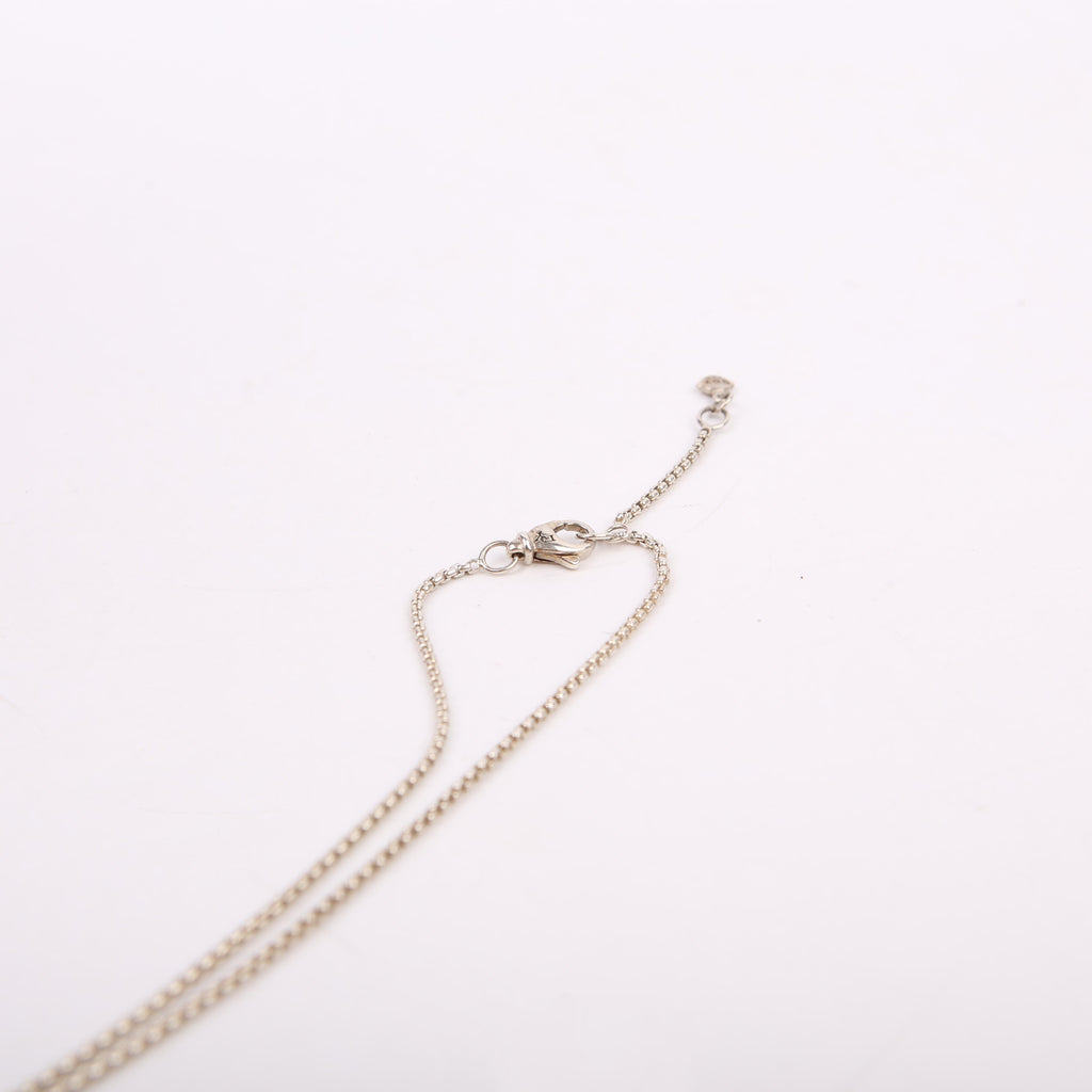 Petite Albion Pendant 925/Prasiolite/Diamonds Necklace Silver