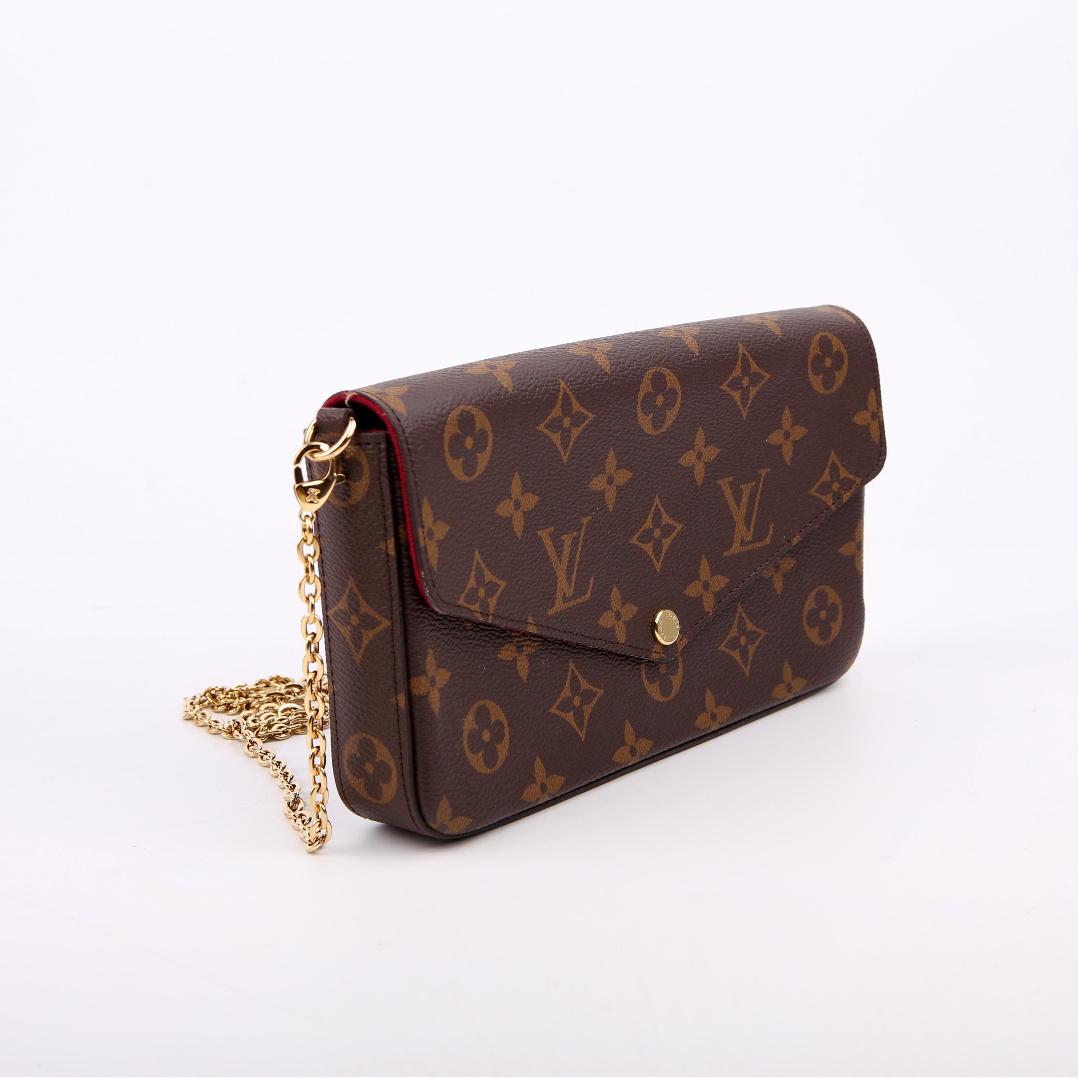 Pochete Felicie Monogram Berry