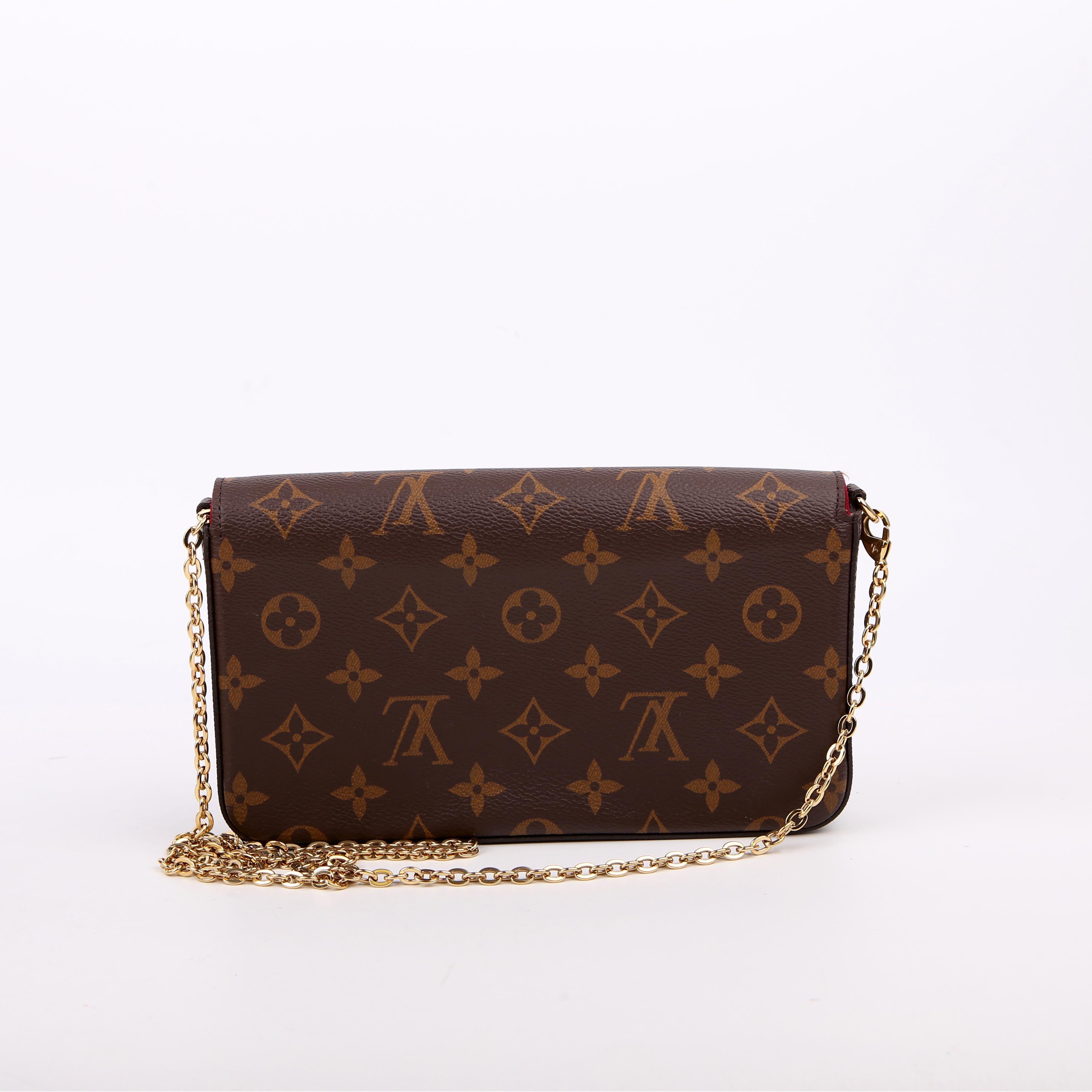 Pochete Felicie Monogram Berry