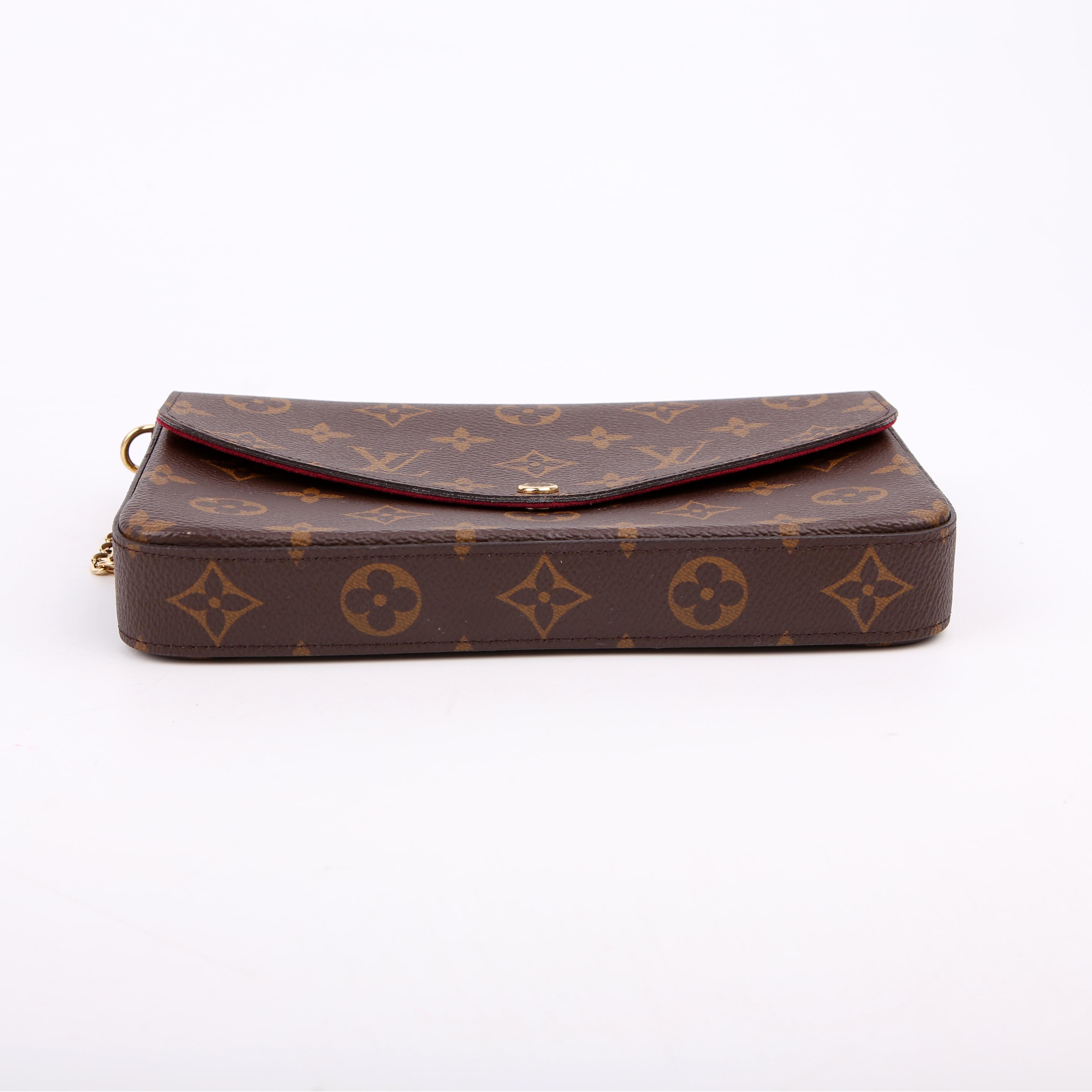 Pochete Felicie Monogram Berry