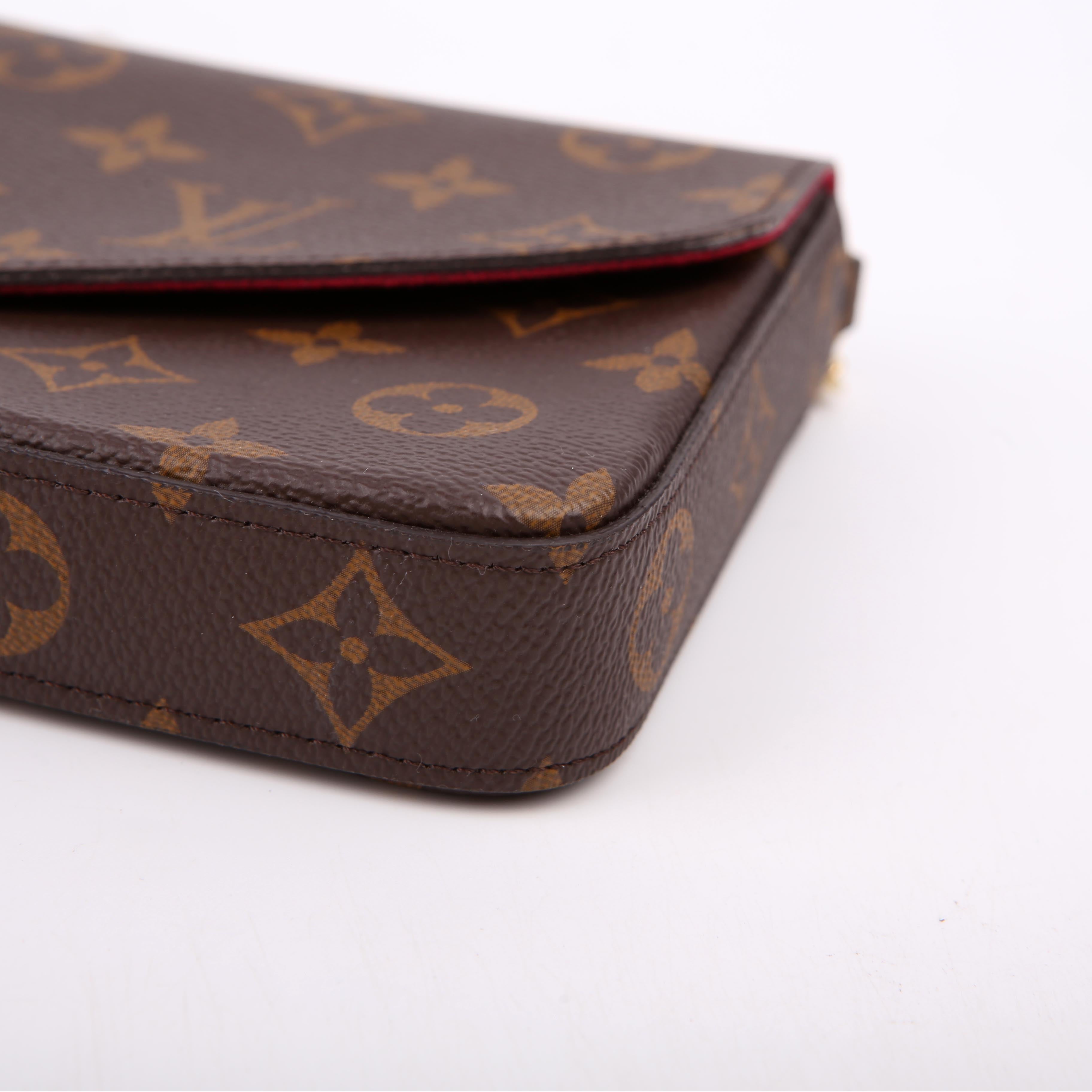 Pochete Felicie Monogram Berry