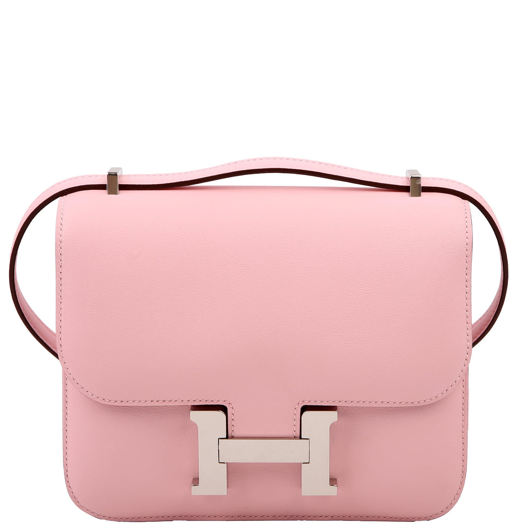 Hermes Constance 3 Mini Swift 2024 Rose Sakura/Palladium