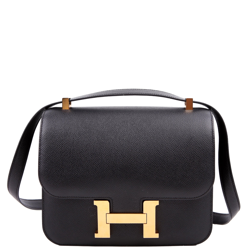 Hermes Constance 24 Epsom 2017 Black/Gold