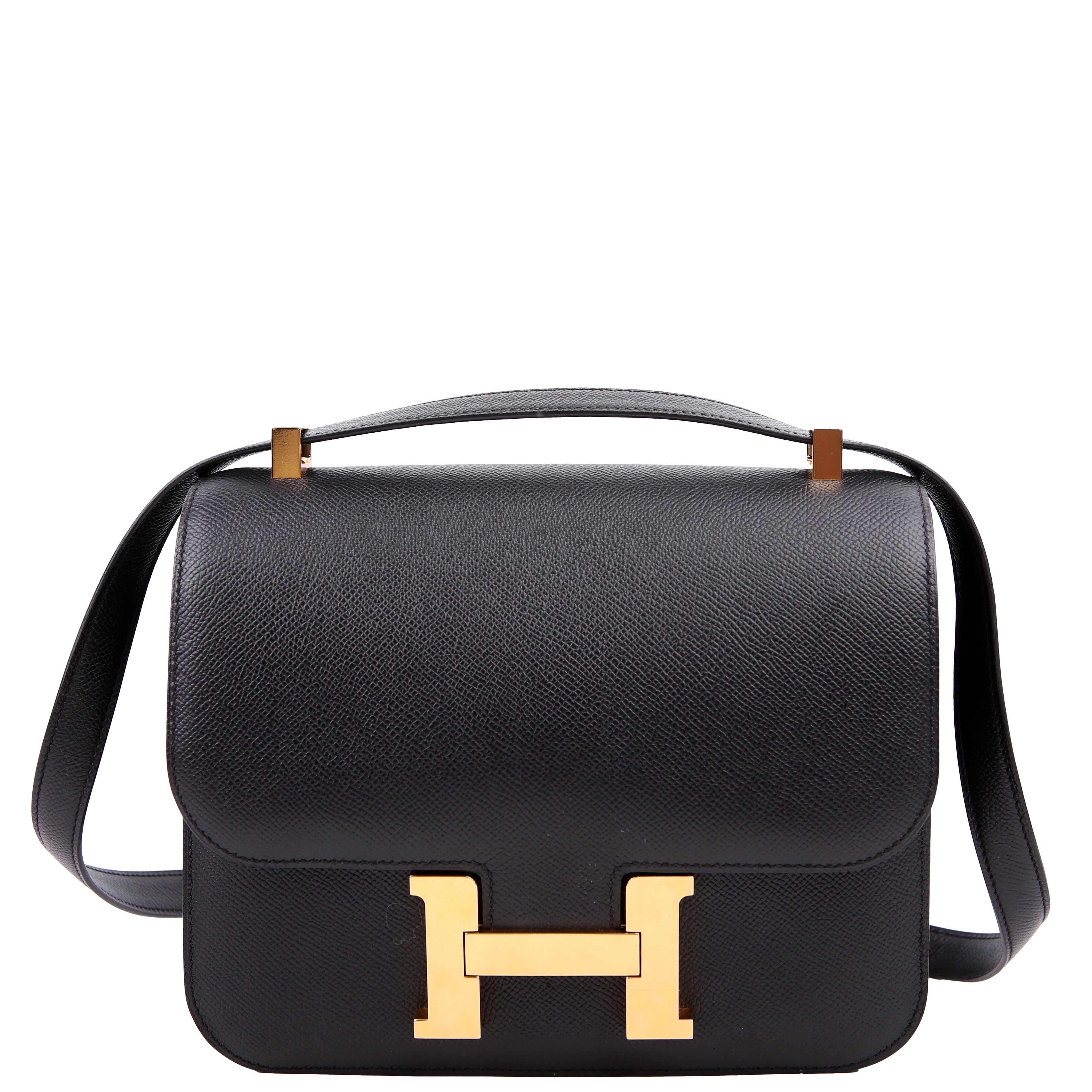 Hermes Constance 24 Epsom 2017 Black/Gold