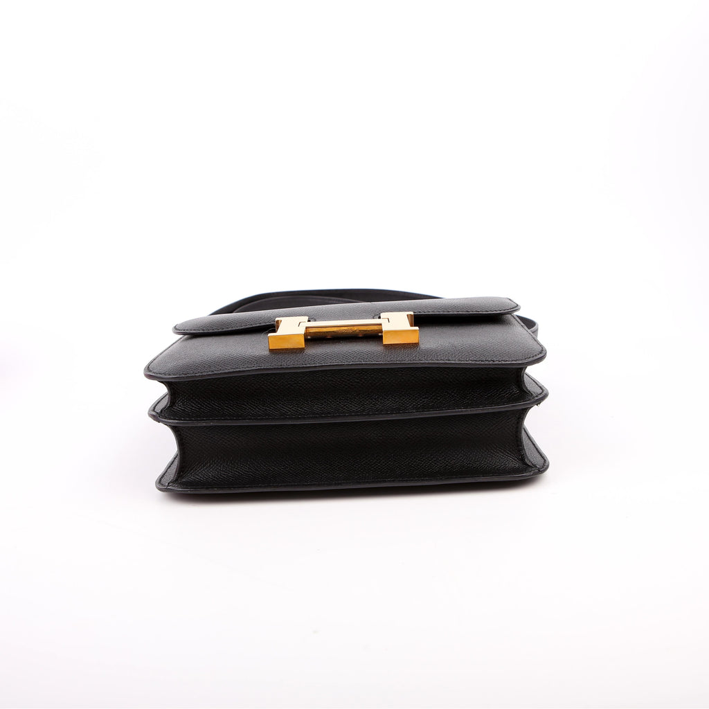 Hermes Constance 24 Epsom 2017 Black/Gold