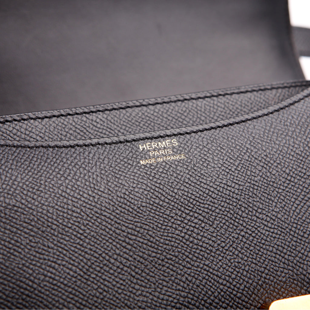 Hermes Constance 24 Epsom 2017 Black/Gold