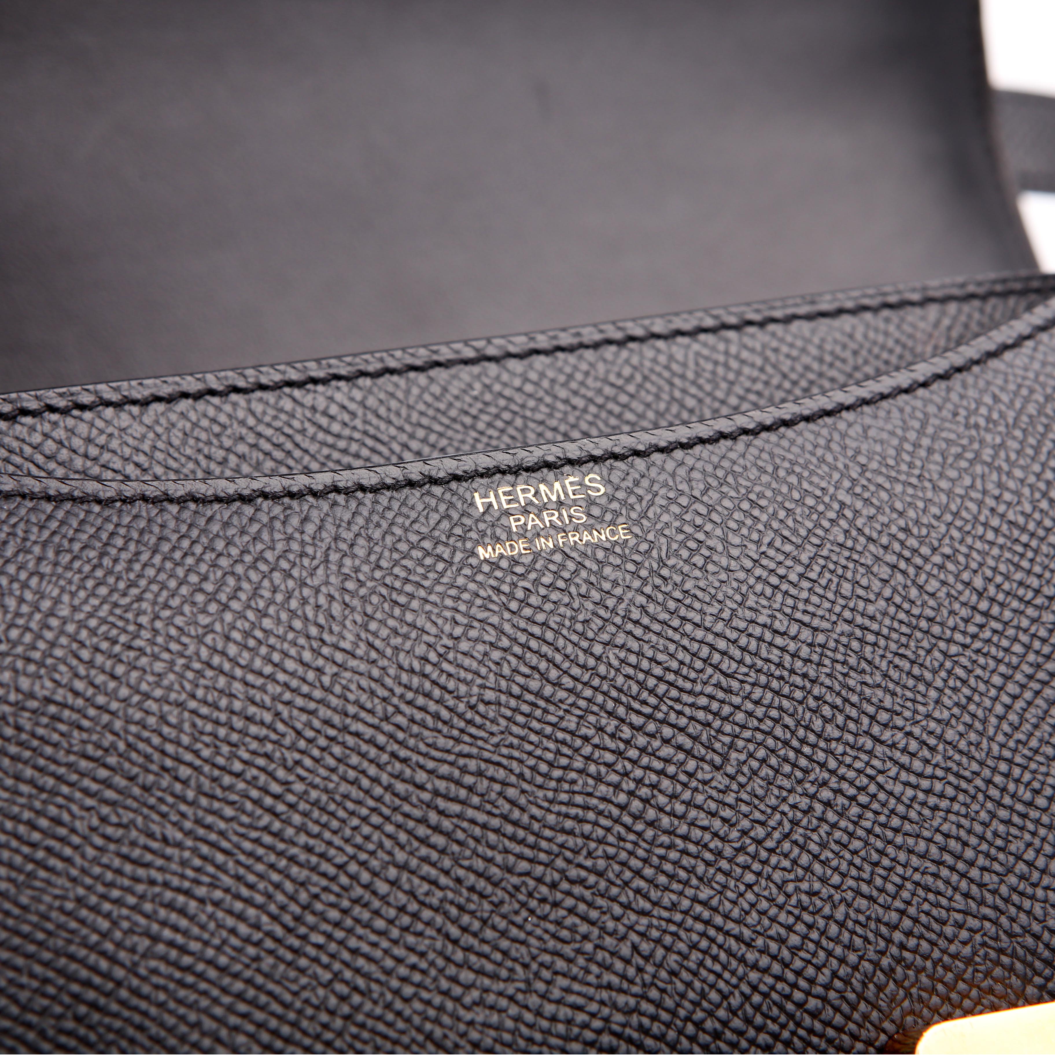Hermes Constance 24 Epsom 2017 Black/Gold