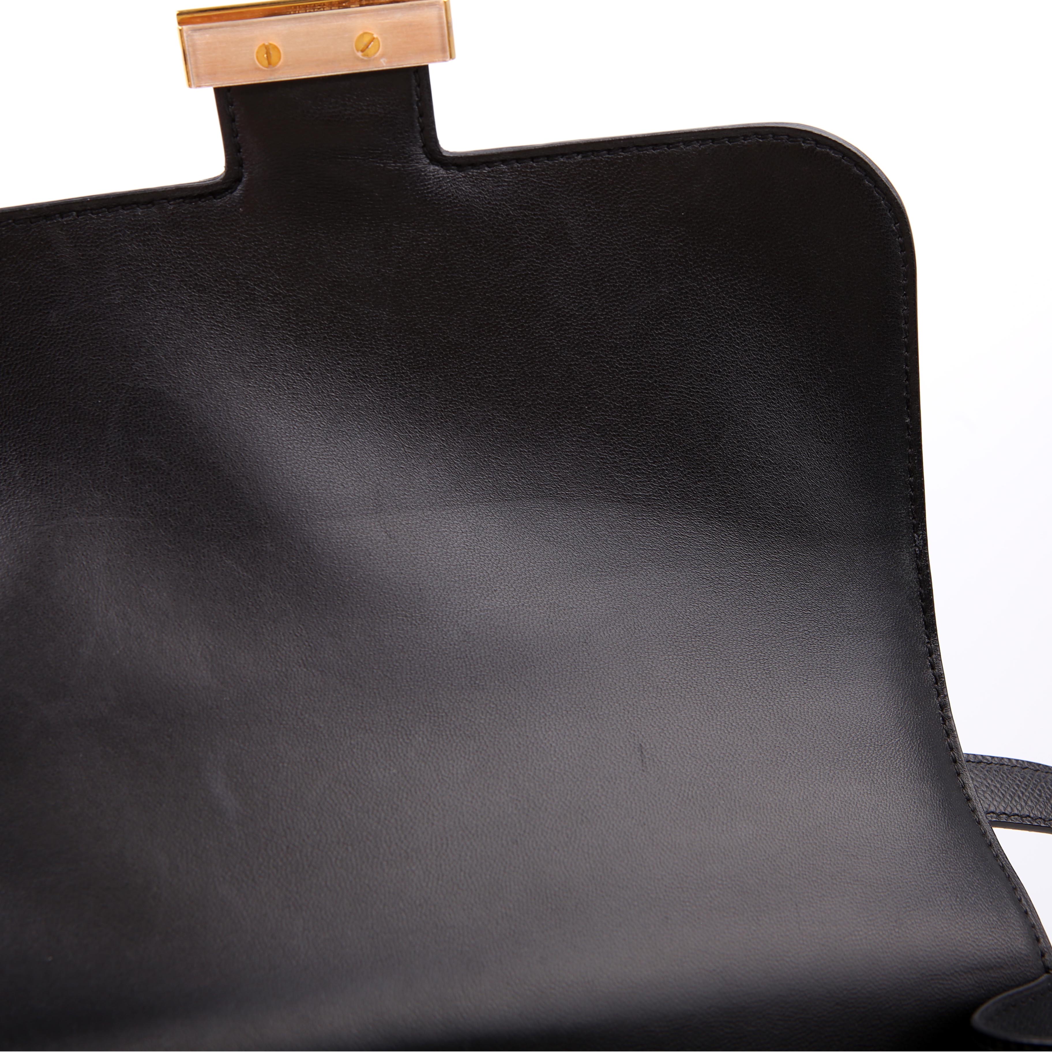 Hermes Constance 24 Epsom 2017 Black/Gold