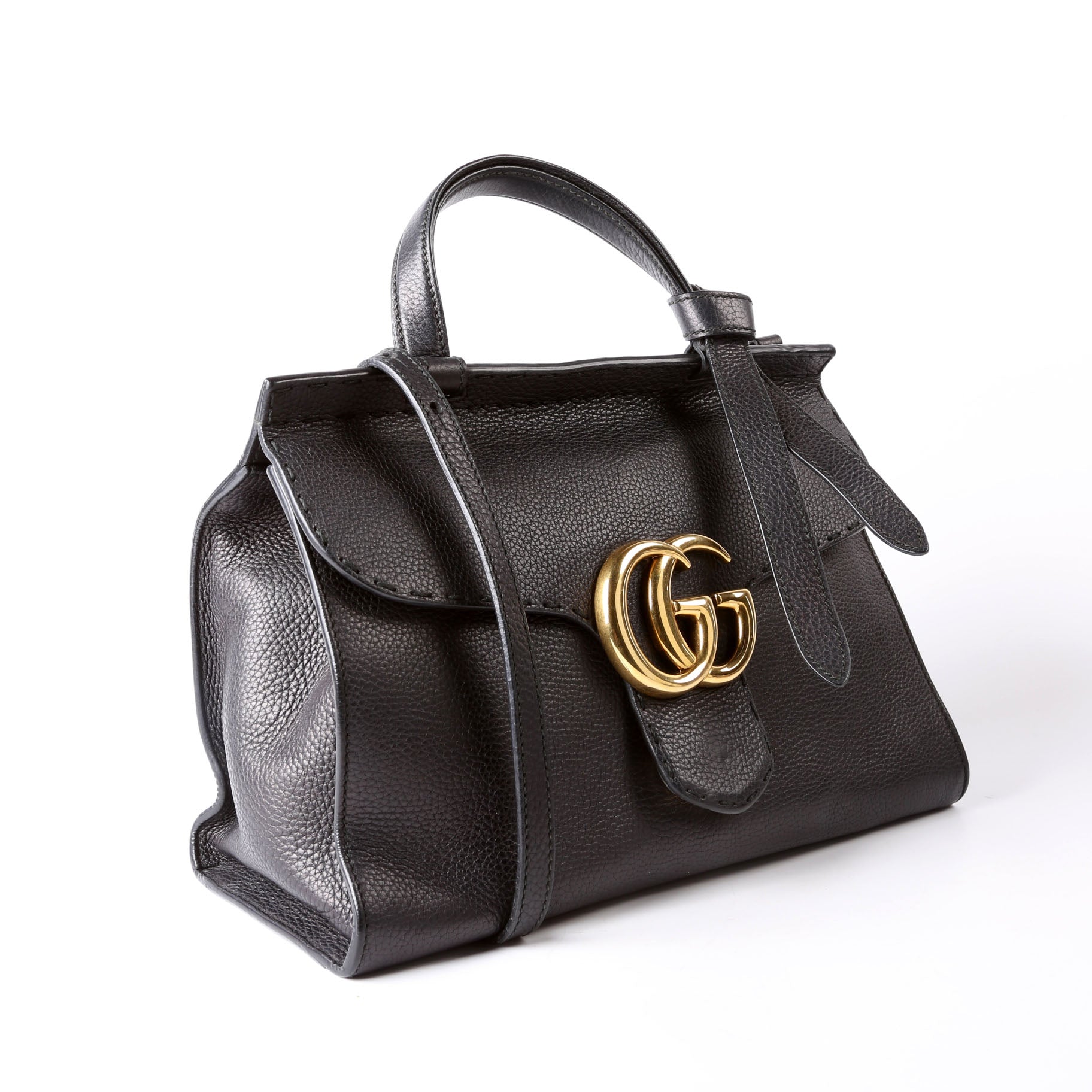 Gucci 421890 Marmont Top Handle Small Black