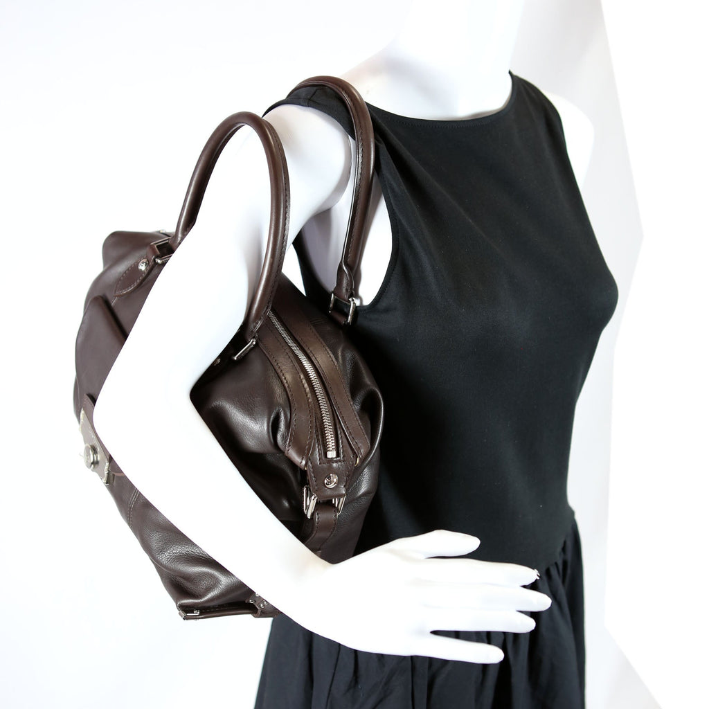 Sac Louis Boston Bag Calfskin Brown