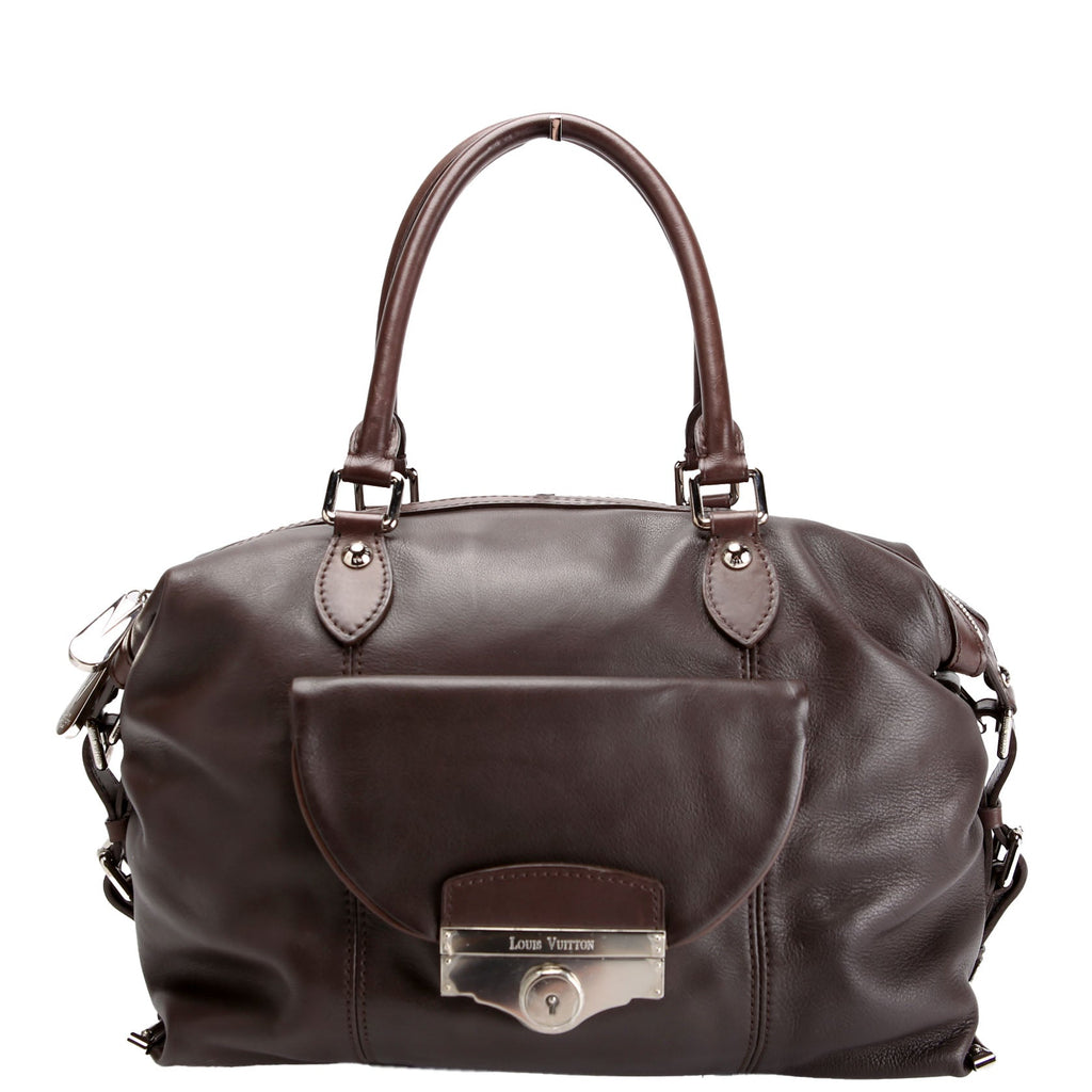 Sac Louis Boston Bag Calfskin Brown