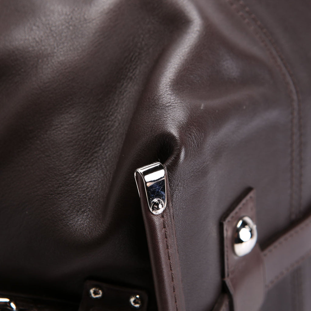 Sac Louis Boston Bag Calfskin Brown