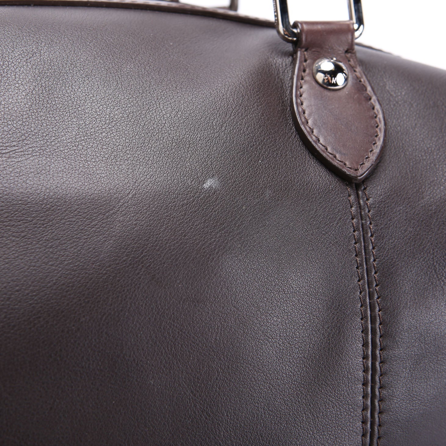 Sac Louis Boston Bag Calfskin Brown