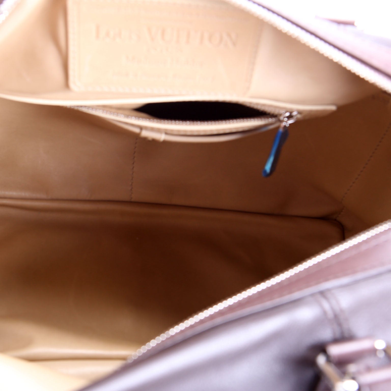 Sac Louis Boston Bag Calfskin Brown