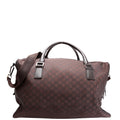Gucci 196356 GG Canvas Duffle Bag Brown