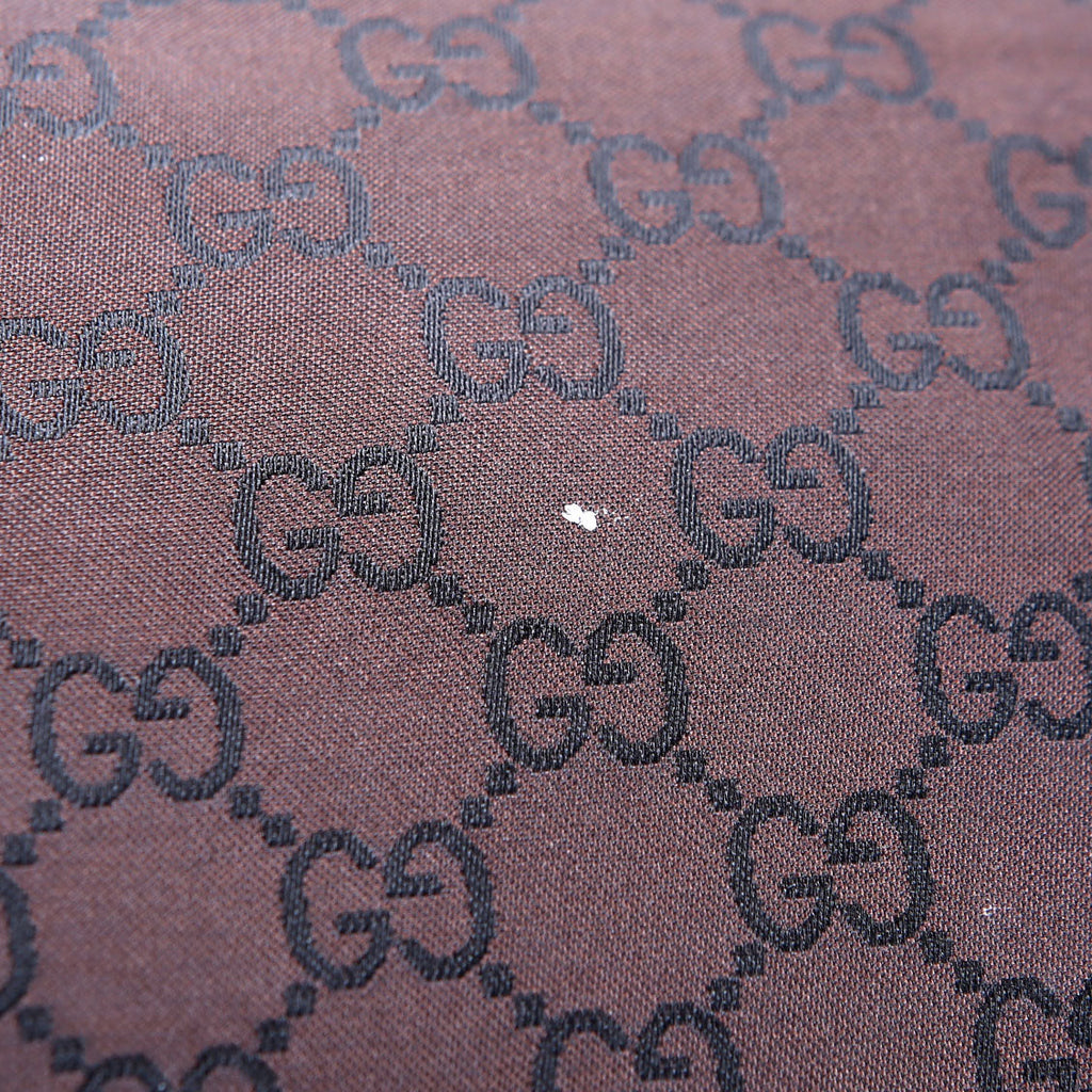 Gucci 196356 GG Canvas Duffle Bag Brown